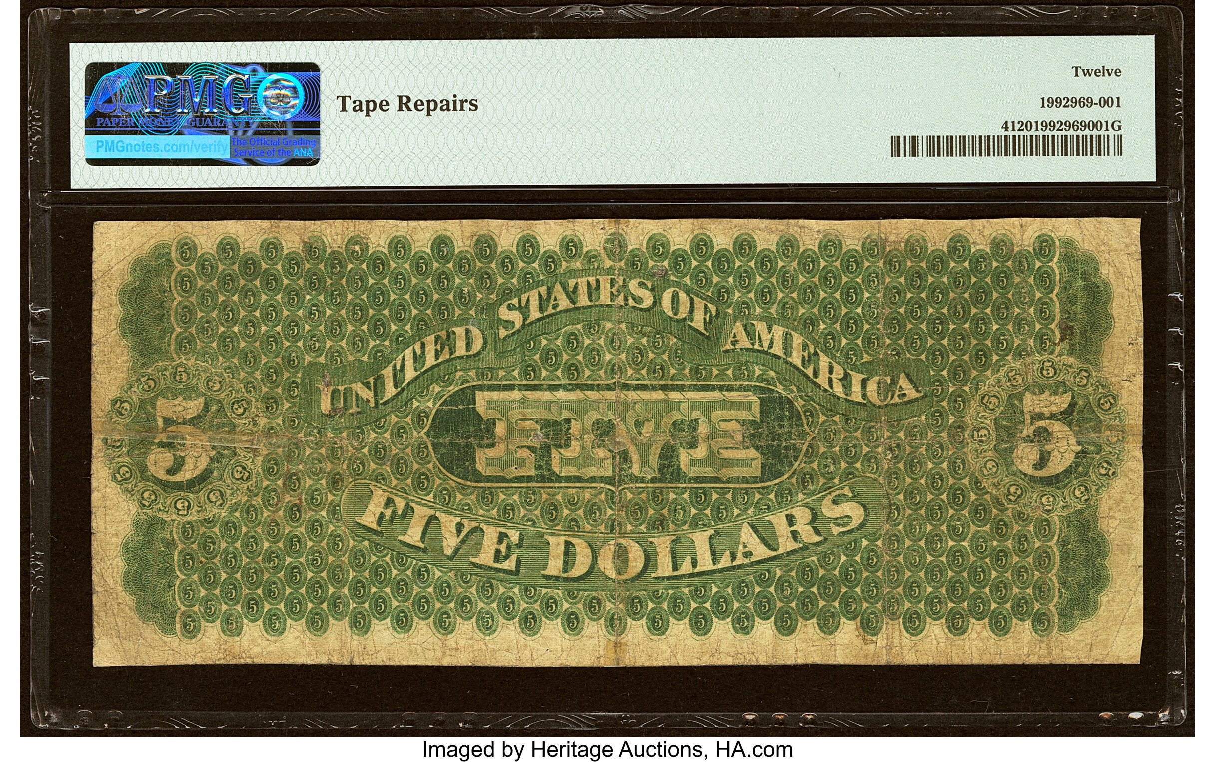 1861 $5  (Fr. 4) thumbnail 11