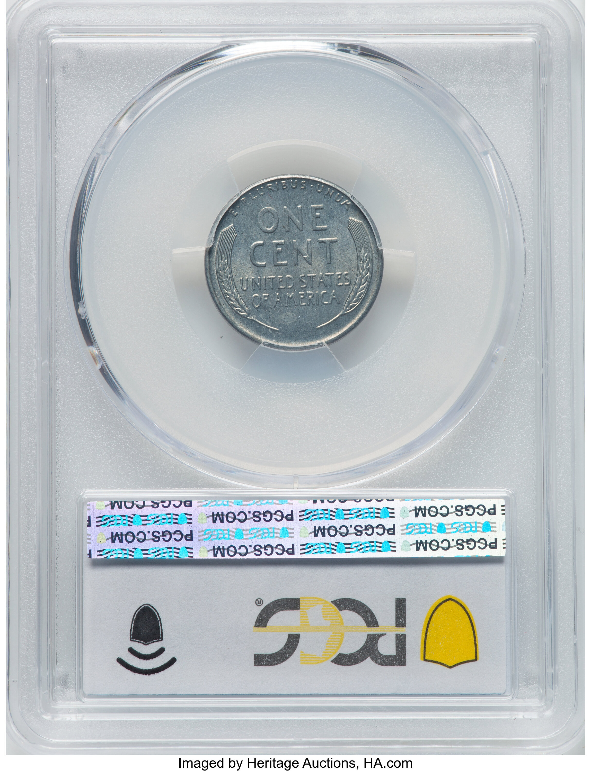1943 1c Steel, Doubled Die Obverse, FS-101 MS60 thumbnail 6