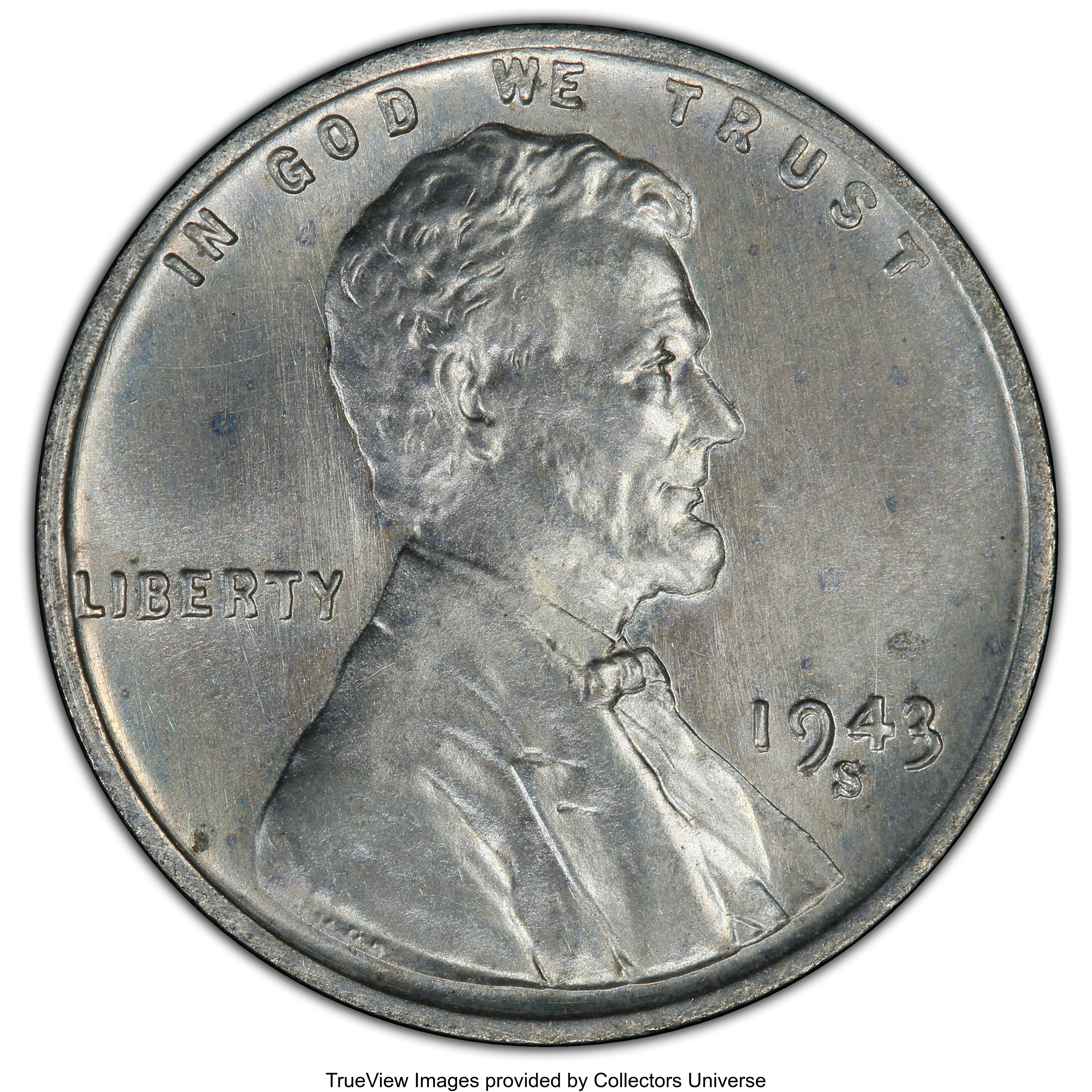 1943/2-S 1C Doubled Die Obverse, FS-101, MS65 PCGS. PCGS Population: (39/56 and 0/7+). NGC Census: (1/2 and 0/0+). ...