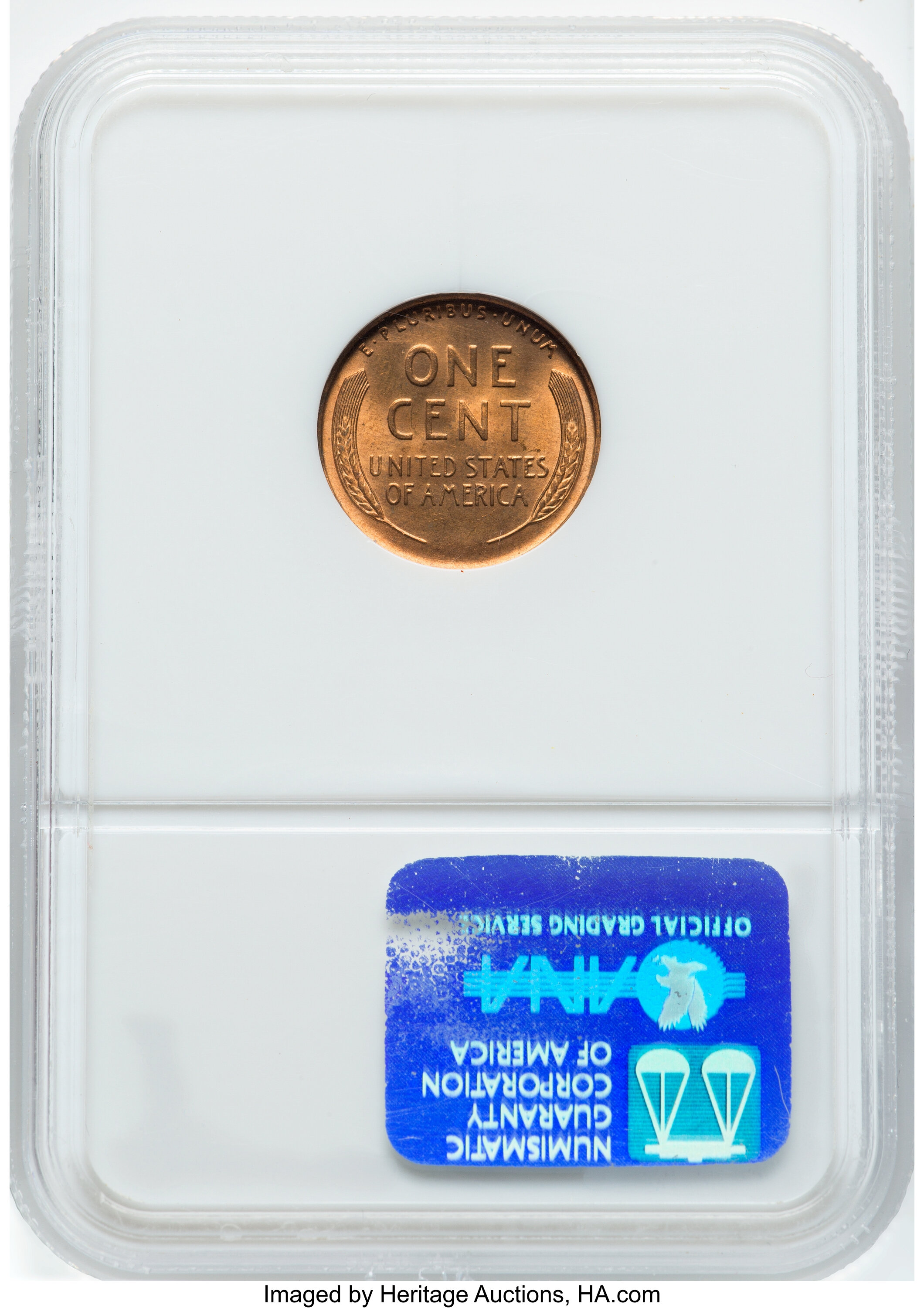 1944-D/S 1c Overmintmark, FS-511 MS RD MS66 RD thumbnail 2