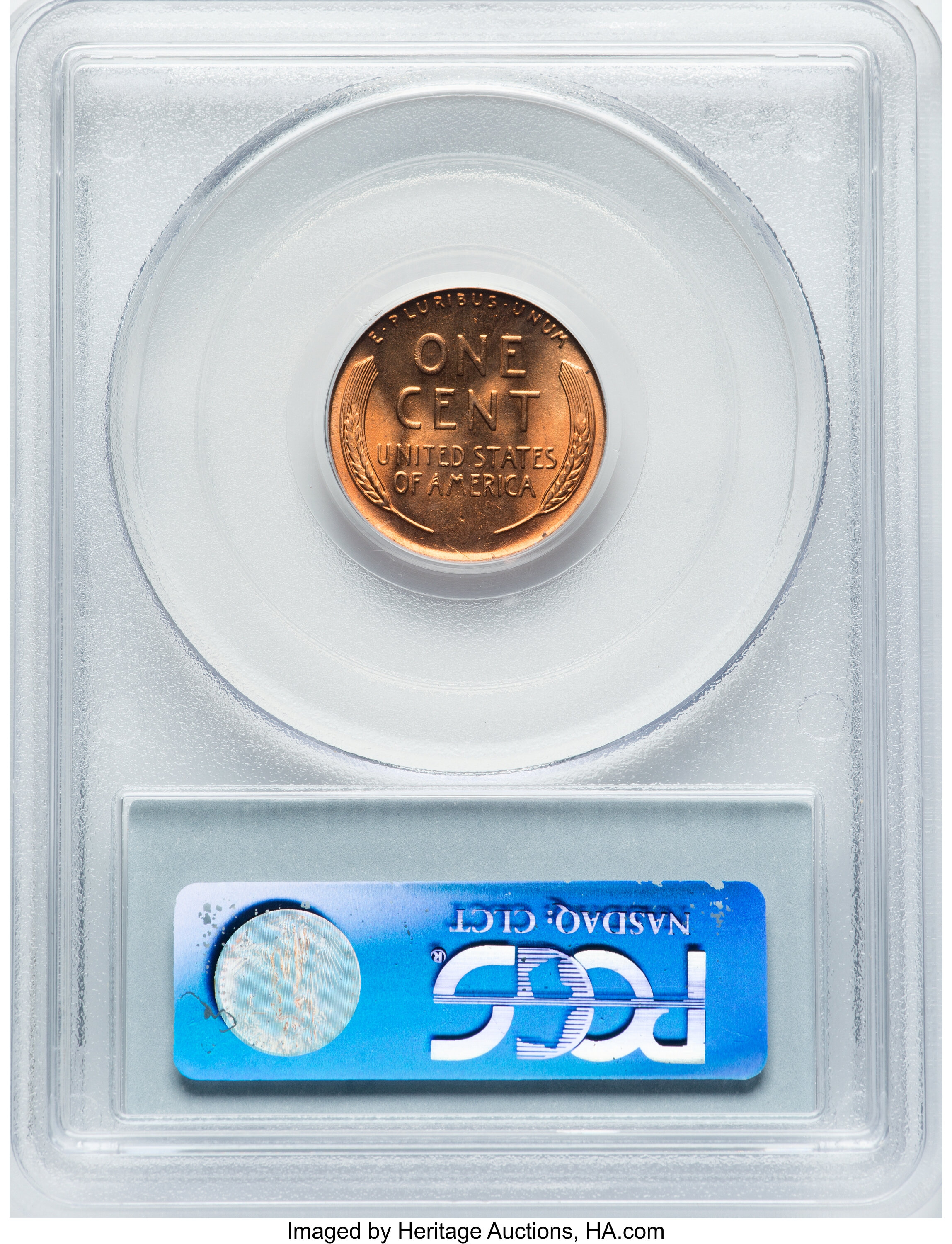 1953-D/D 1c Repunched Mintmark, FS-501 MS RD MS63 RD thumbnail 6