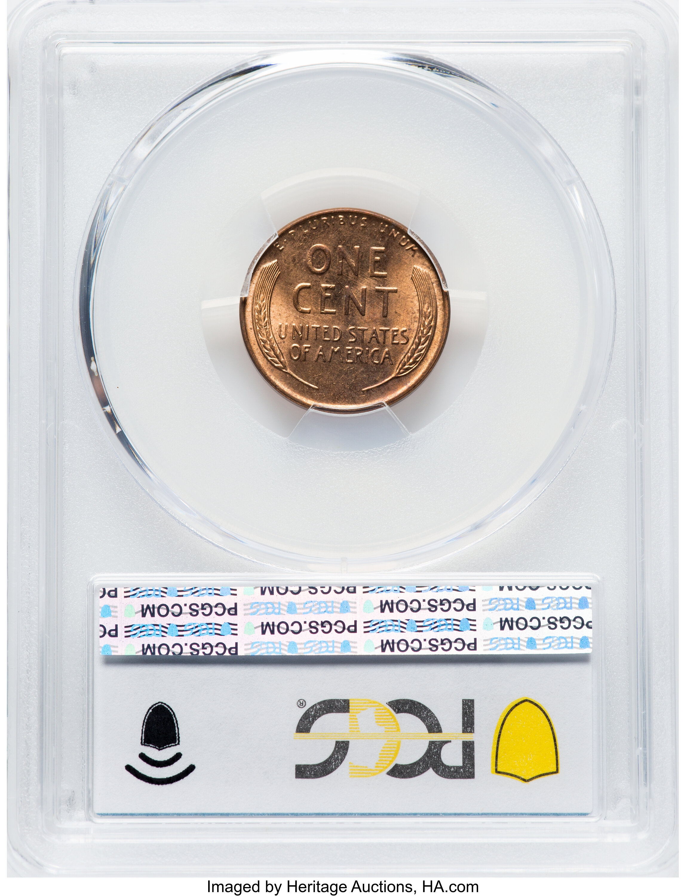 1953-D 1c Repunched Mintmark, FS-502 MS RD MS63 RD CAC thumbnail 2