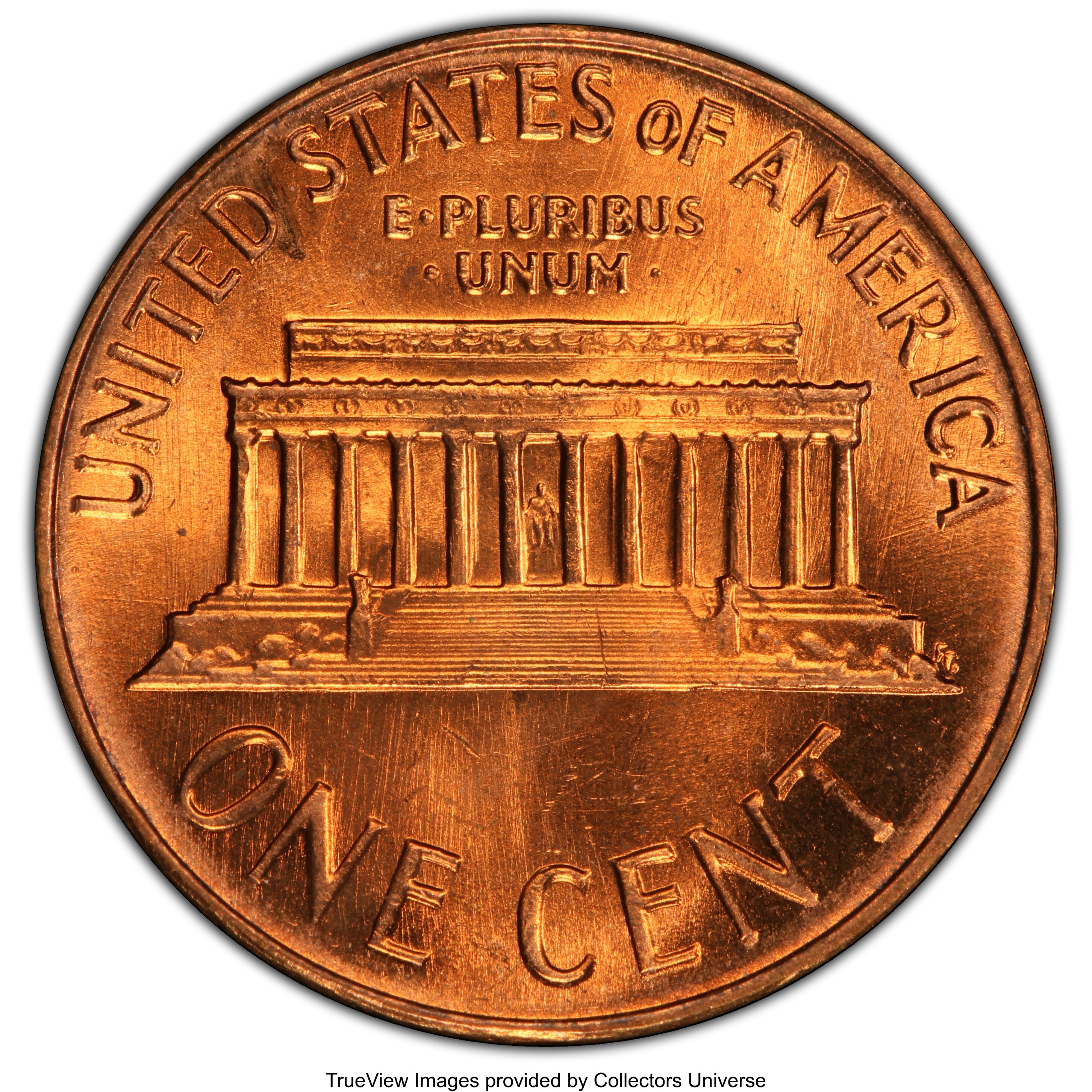 1964 1c Doubled Die Reverse, FS-802 MS RD thumbnail 4