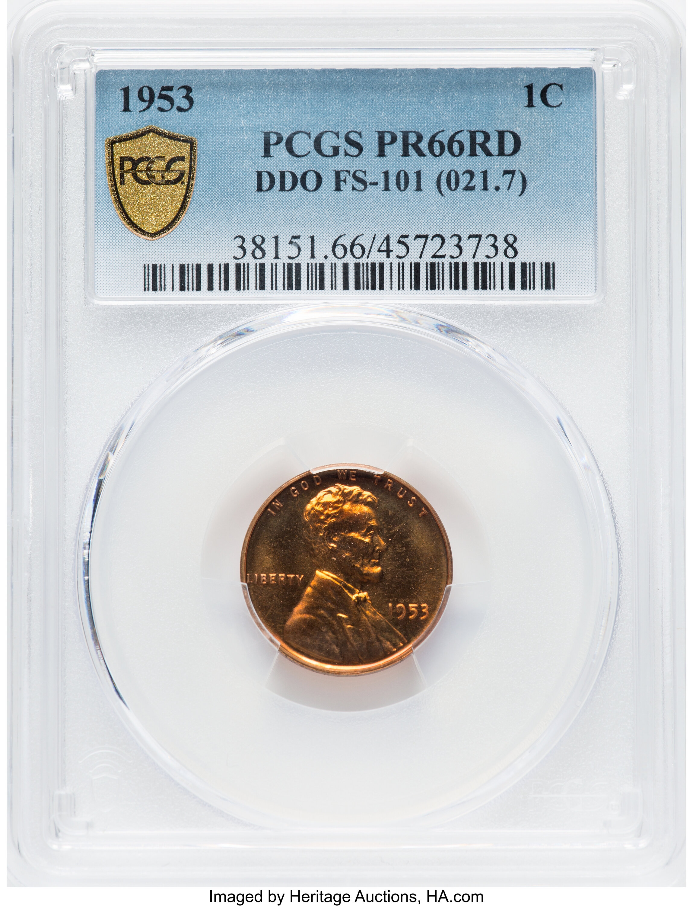 1953 1c PR RD PR66 RD thumbnail 6