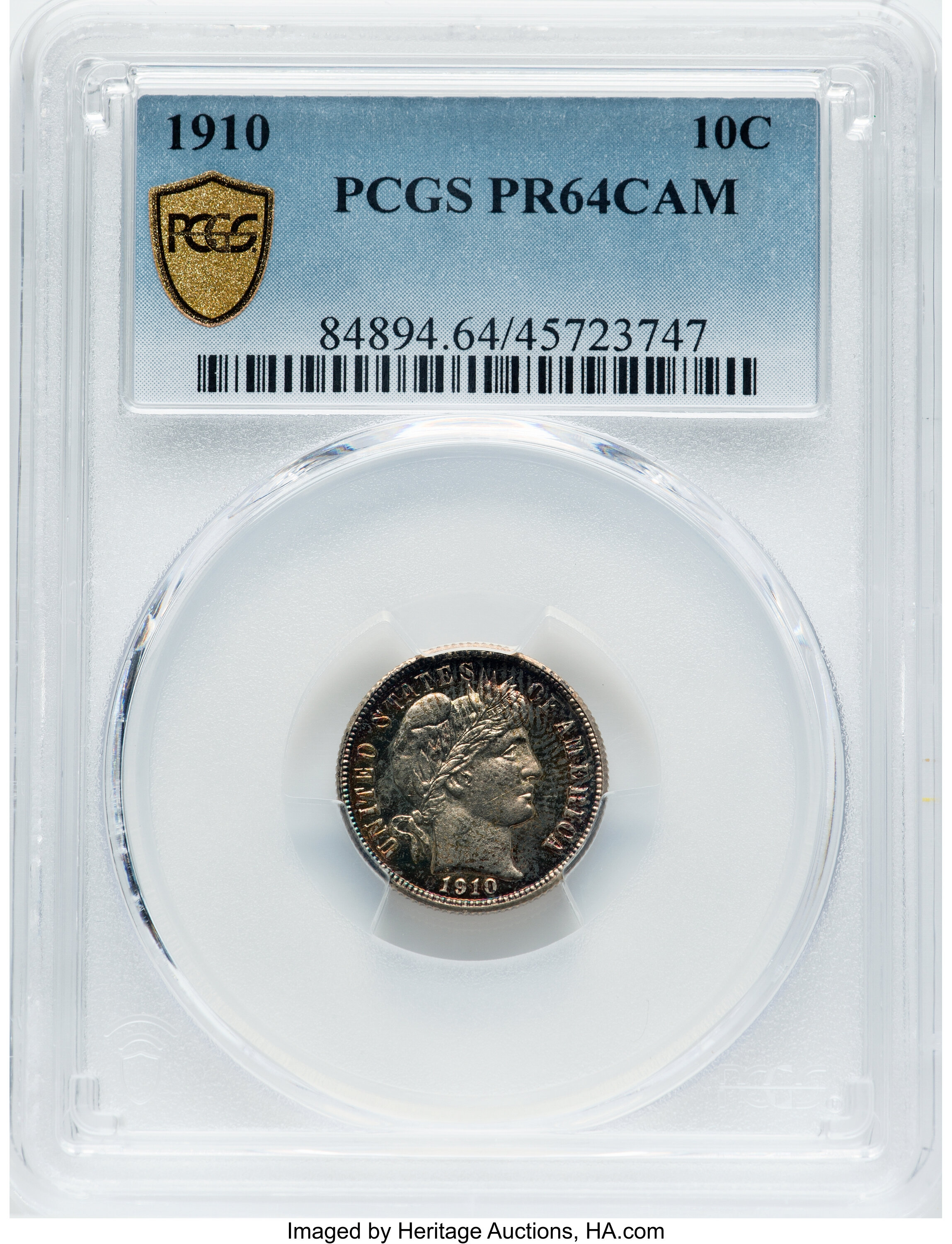 1910 10c PR CAM PR61 CAM thumbnail 12