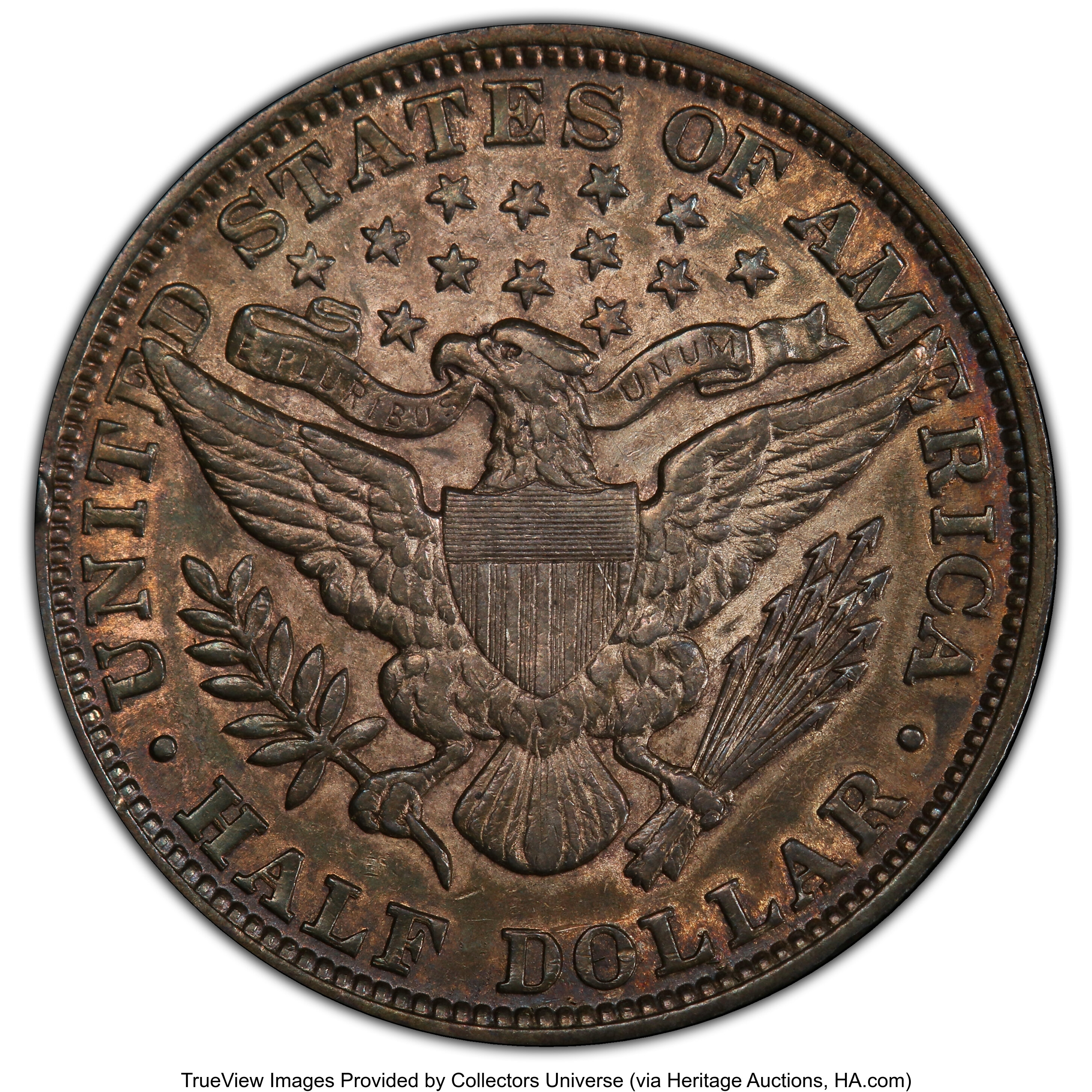 1892 50c Tripled Die Reverse, FS-801 MS thumbnail 11