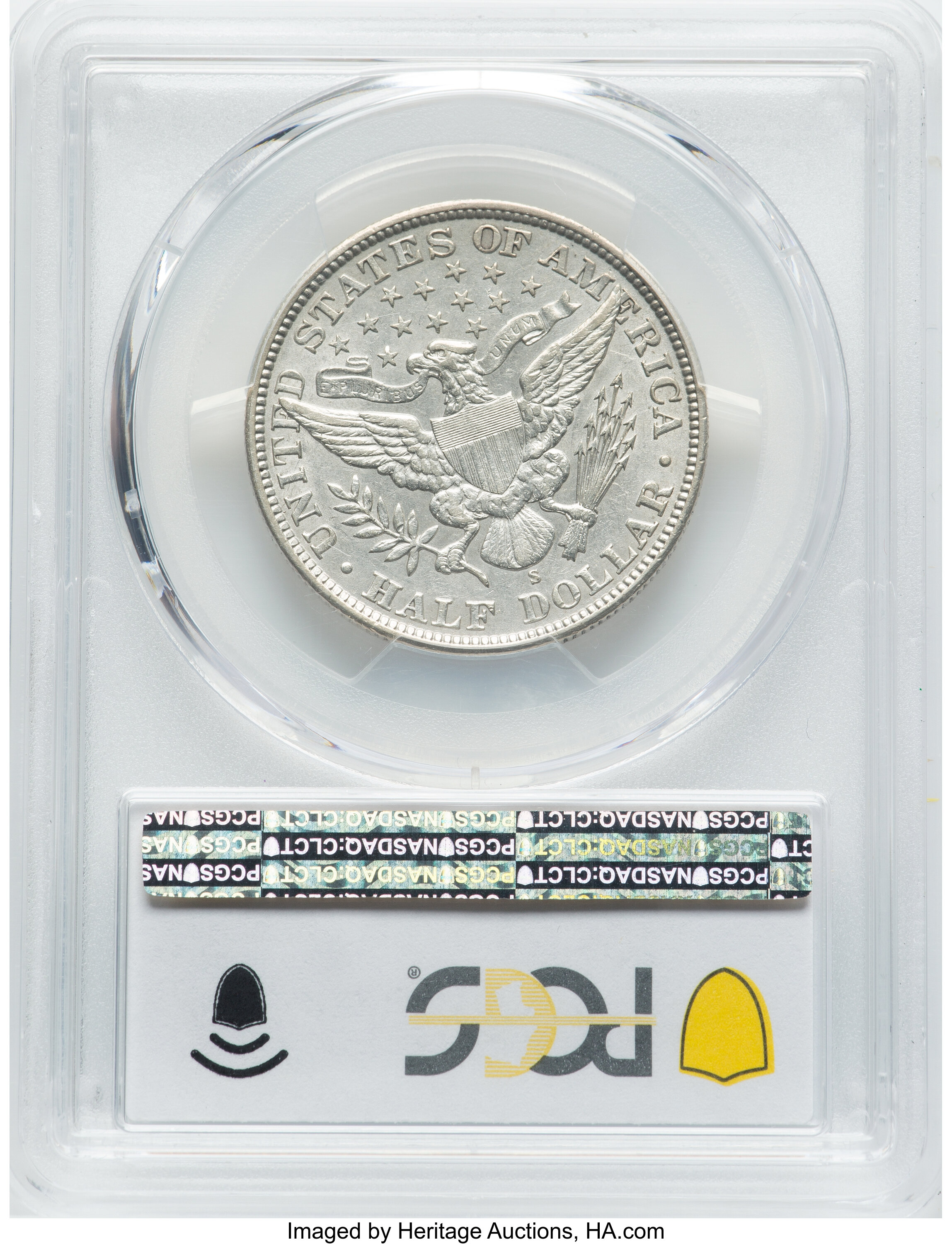 1909-S 50c AU50 thumbnail 2