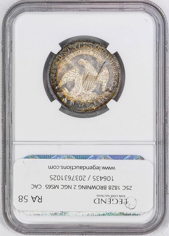 1828 25c B-2 AG3 CAC thumbnail 12