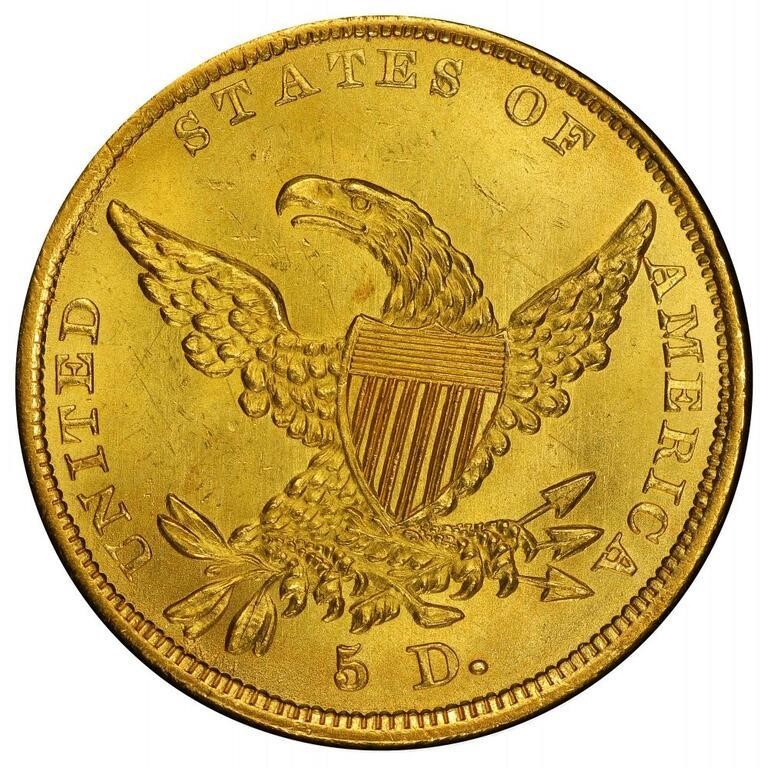 1837 $5  HM-2 VF25 thumbnail 24