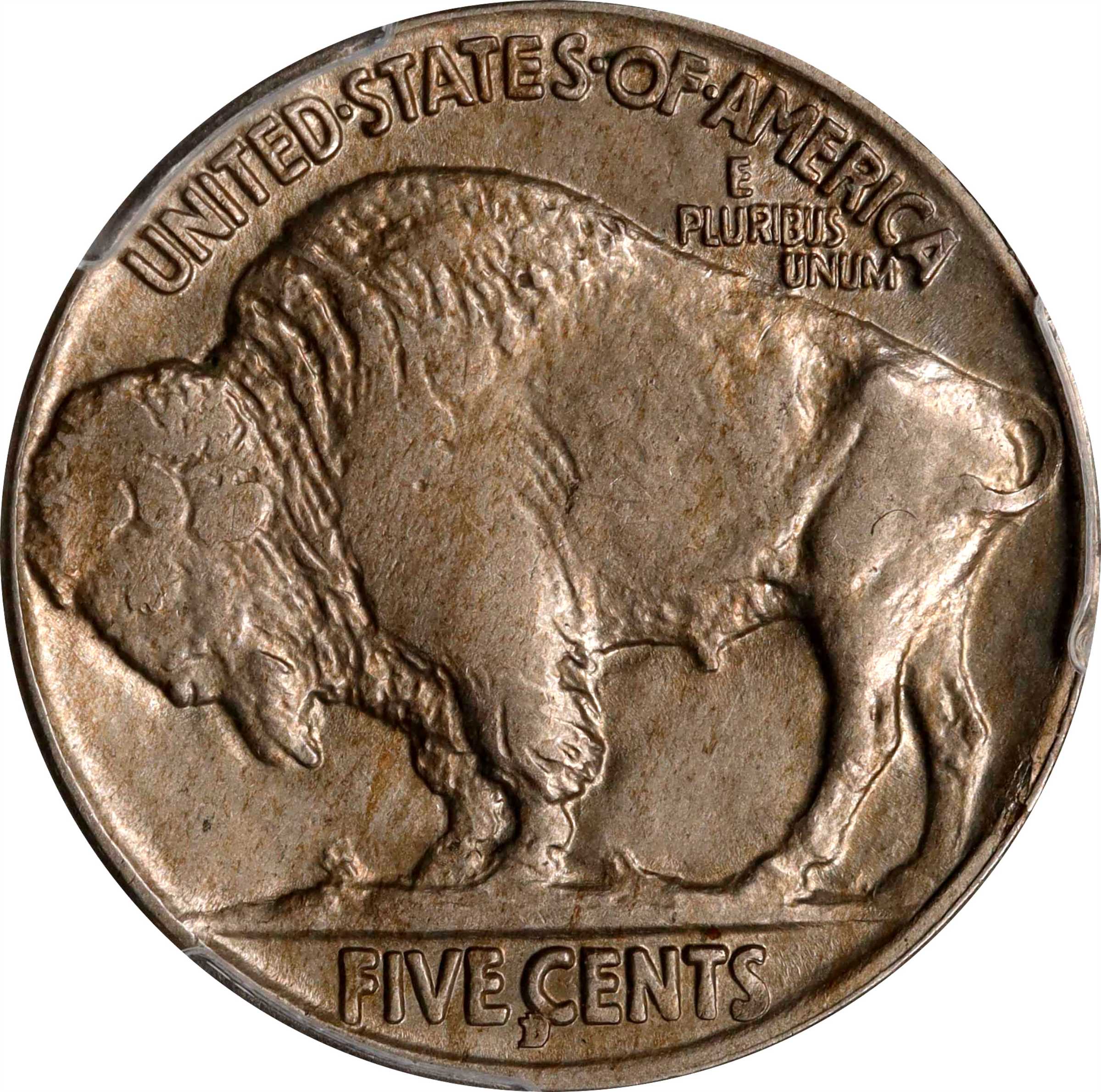 1915-D/D 5c Repunched Mintmark, FS-501 AU55 thumbnail 2