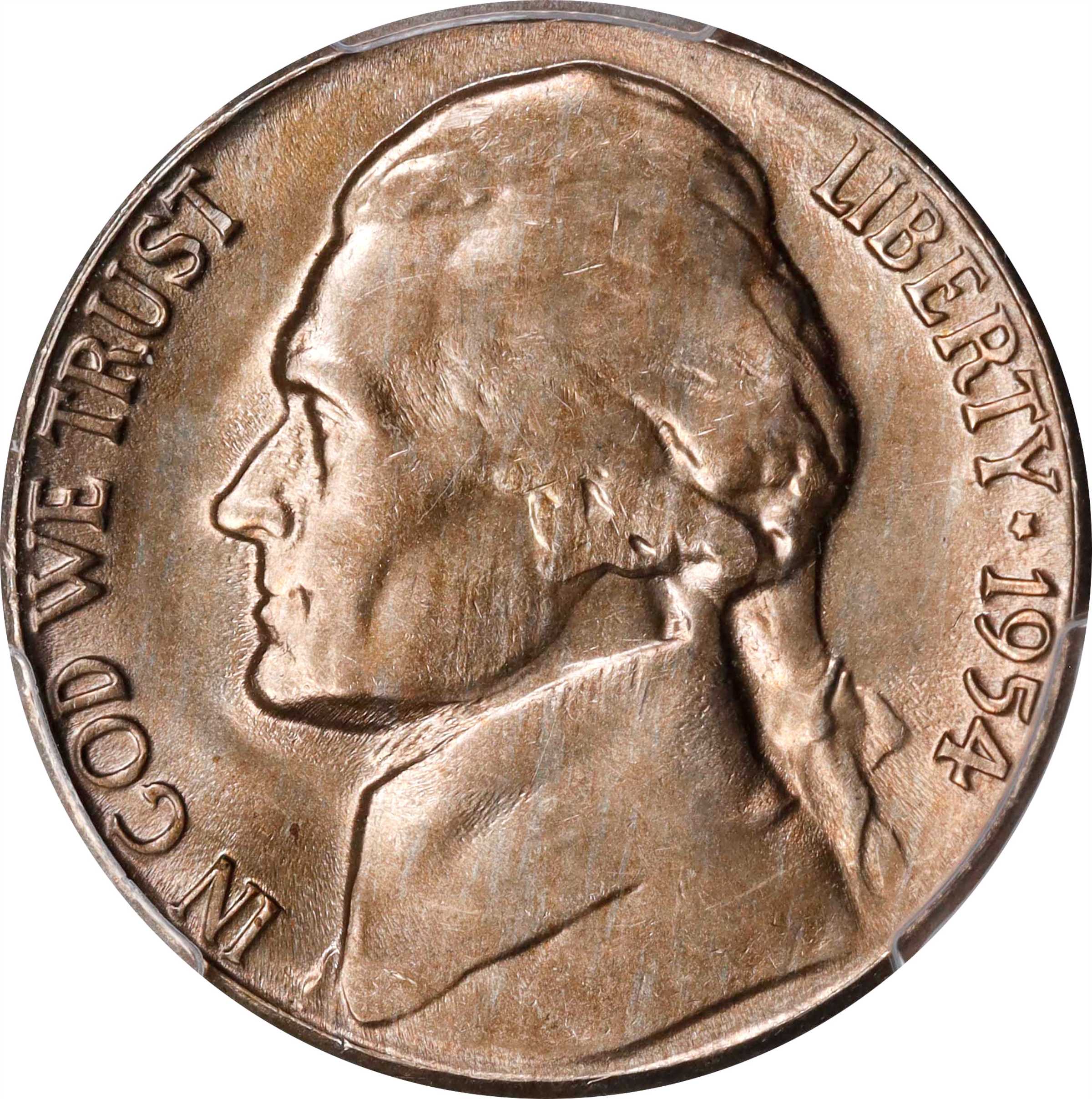 1954-S/D Jefferson Nickel. FS-501. MS-64 (PCGS).