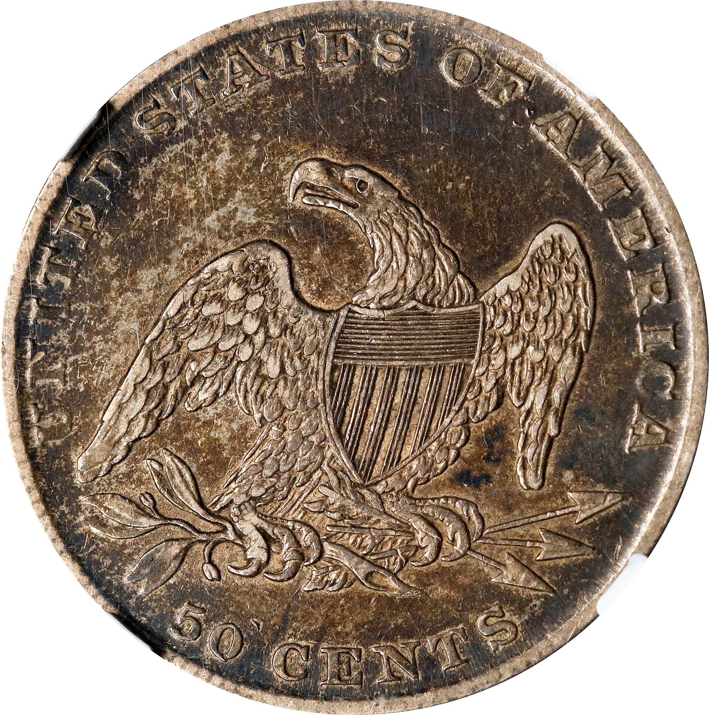 1837 50c Reeded Edge, GR-6 MS66 thumbnail 3