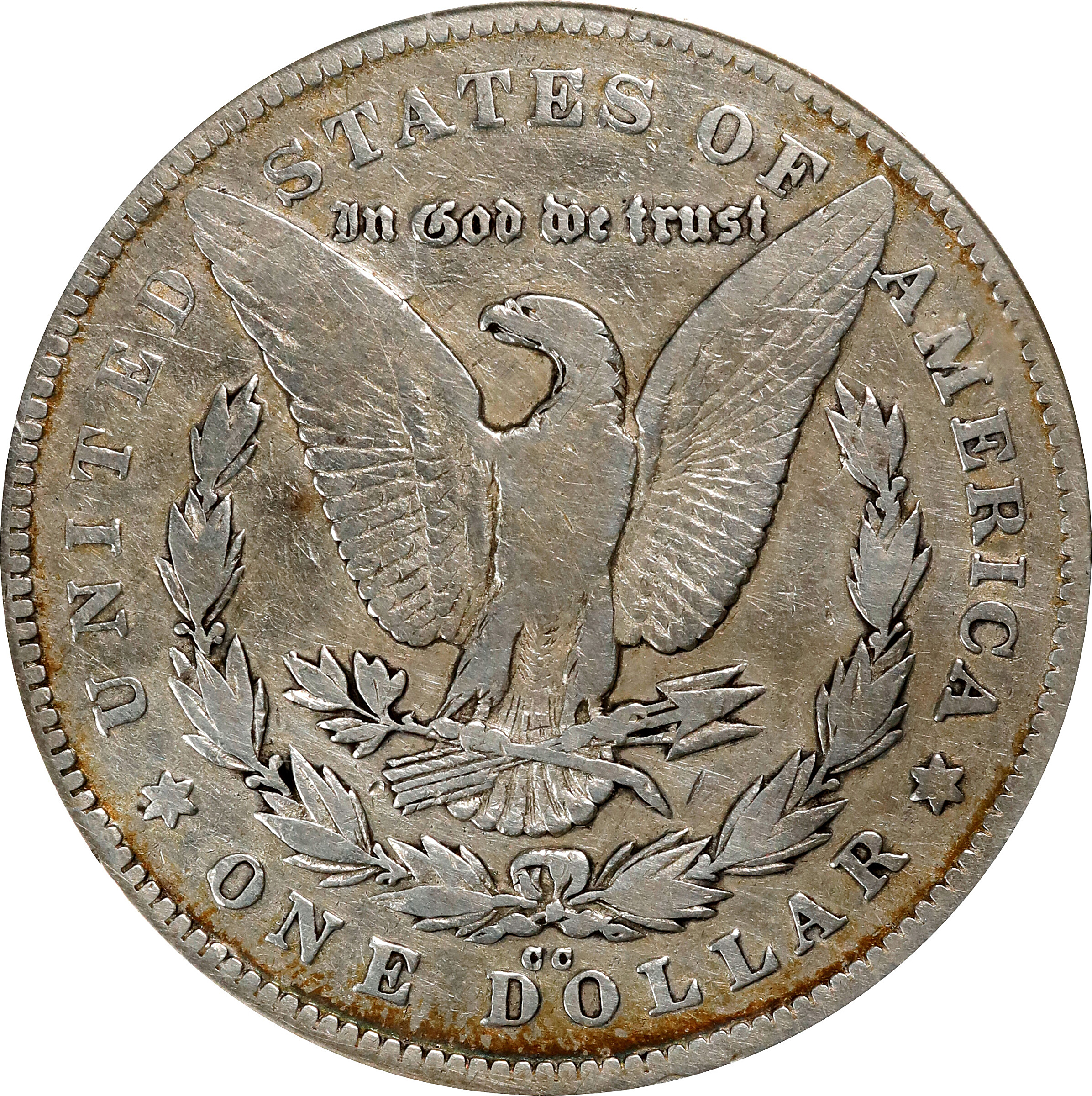 1878-CC $1  Medium CC, VAM-7 VF25 CAC thumbnail 2