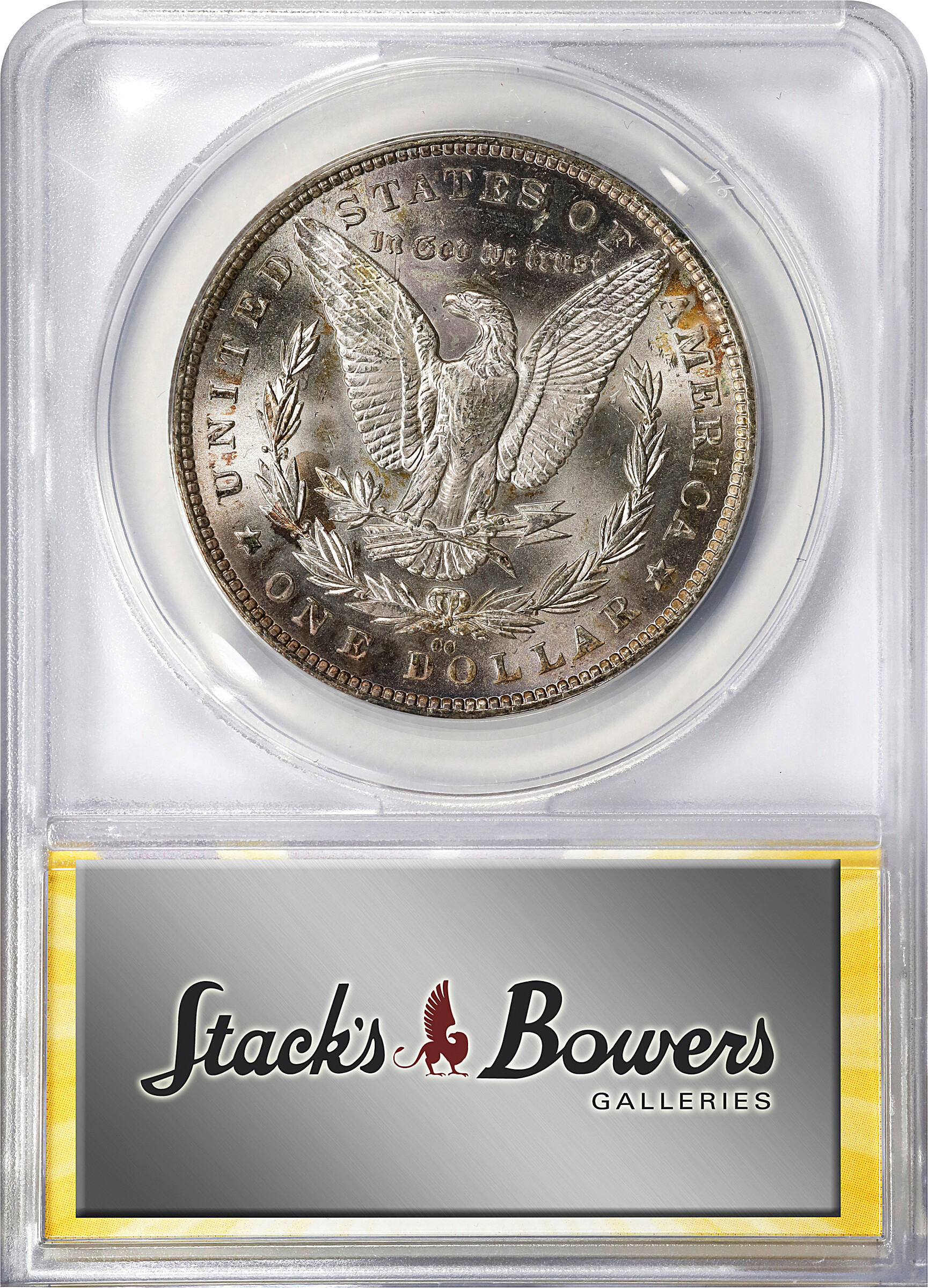 1882-CC $1  Spiked Wing, VAM-3 AU50 CAC thumbnail 8