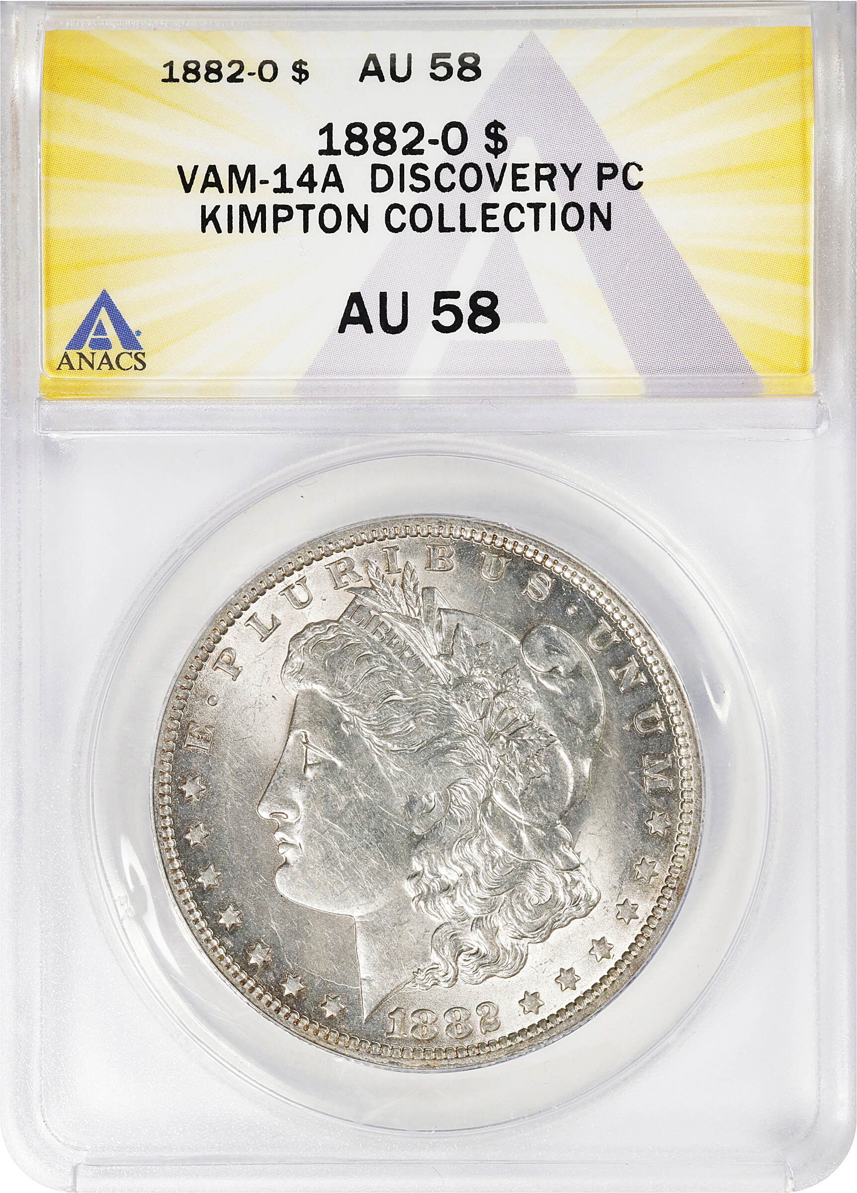 1882-O $1  VAM-14 MS64 CAC thumbnail 3