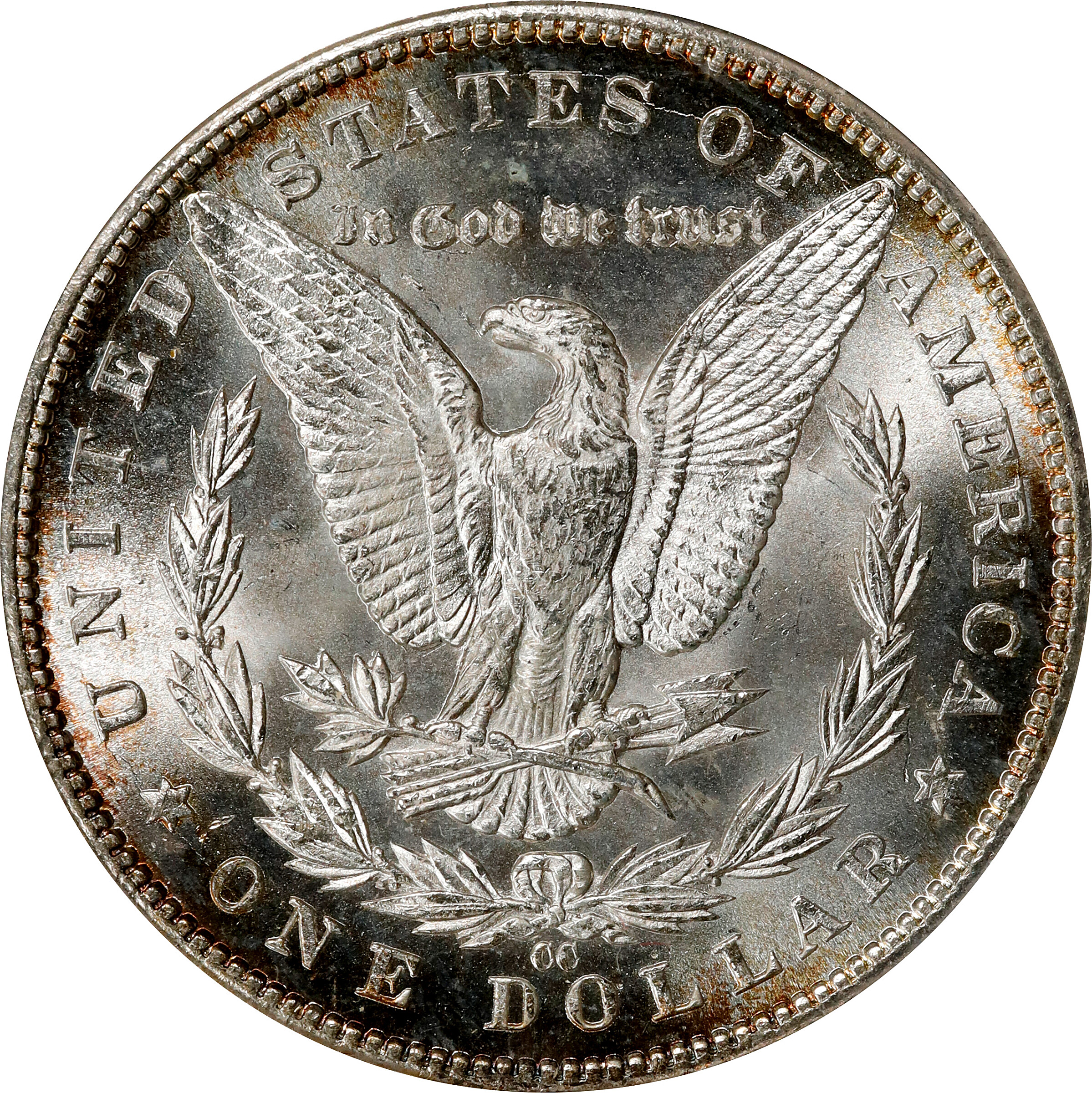 1885-CC $1  Dash Under 8, VAM-2 AU58 thumbnail 2