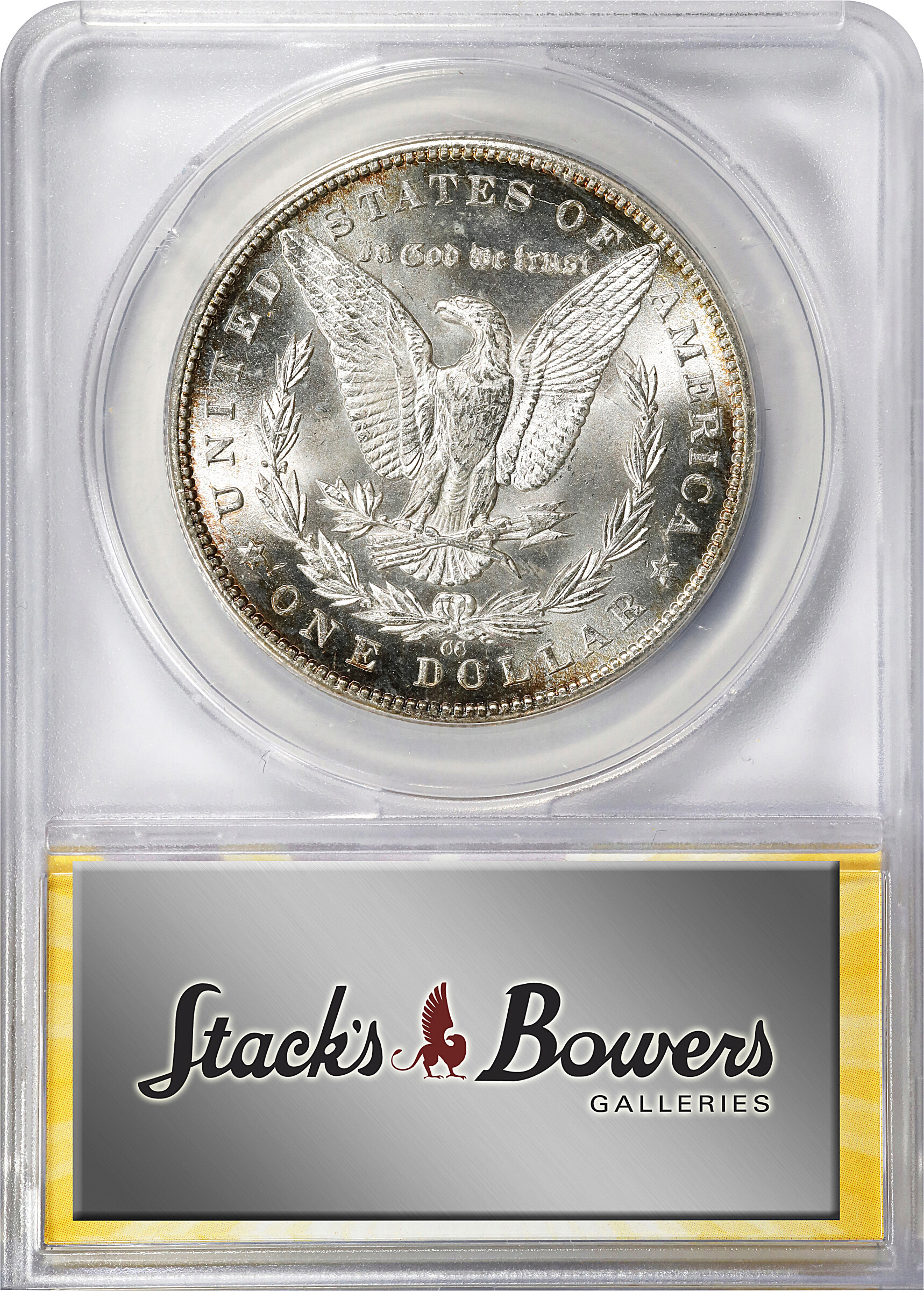 1885-CC $1  Dash Under 8, VAM-2 AU58 thumbnail 4