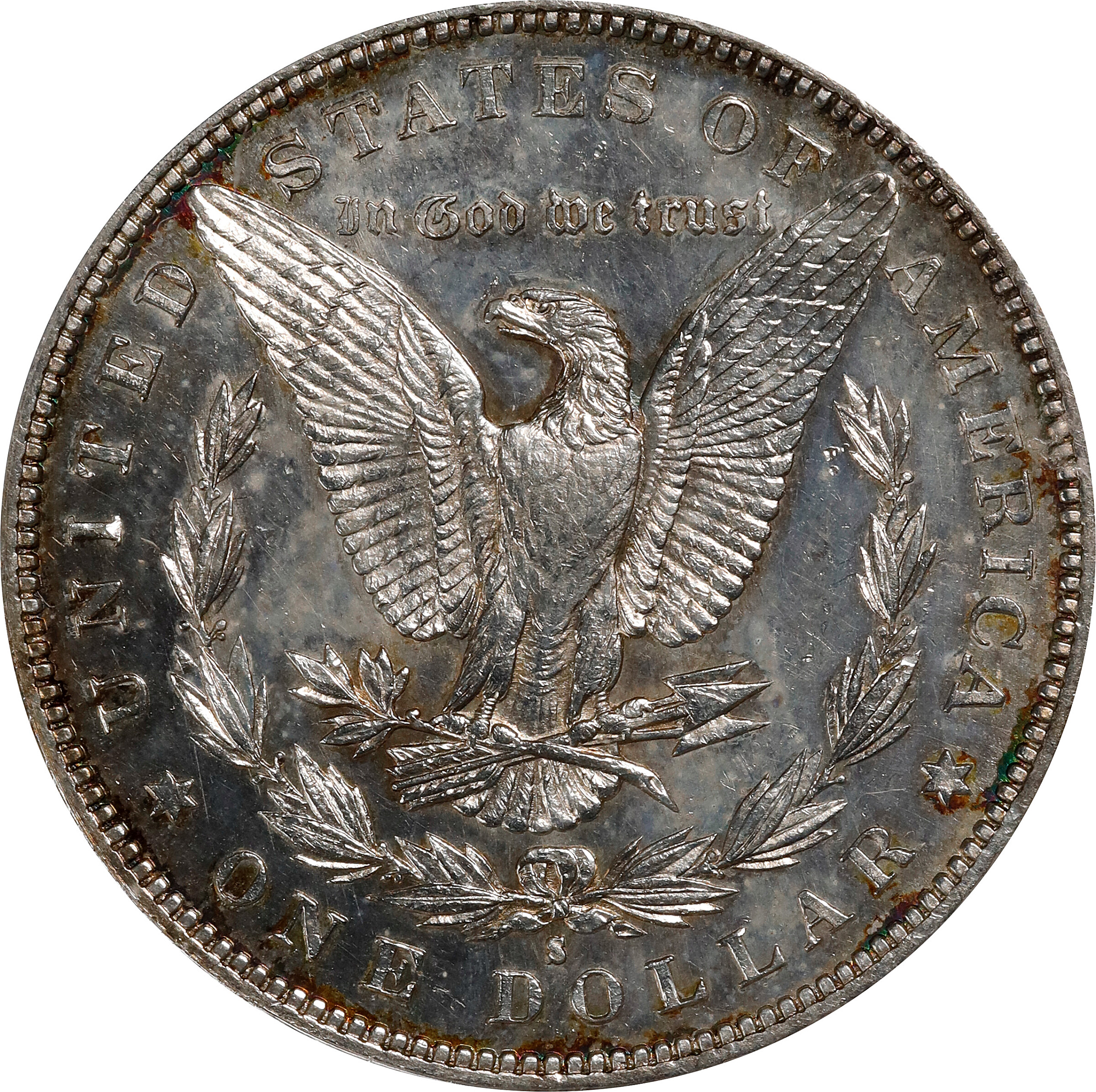 1888-S $1  Doubled 8, VAM-3 VF30 thumbnail 2