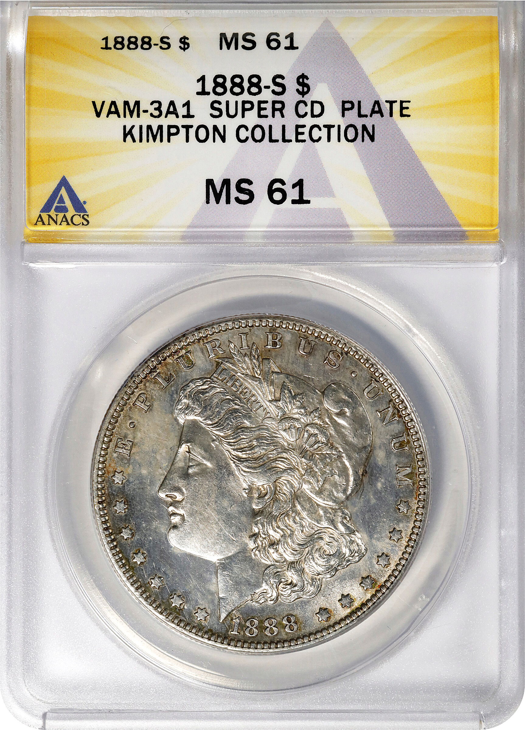 1888-S $1  Doubled 8, VAM-3 VF30 thumbnail 3