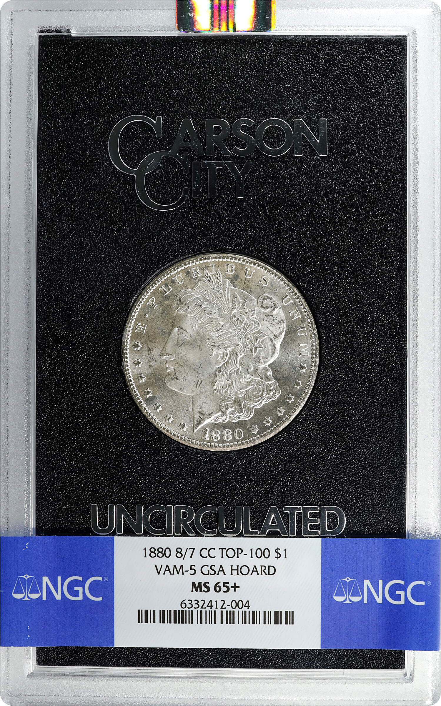1880-CC $1  GSA Hoard, 8/High 7 MS67 thumbnail 18