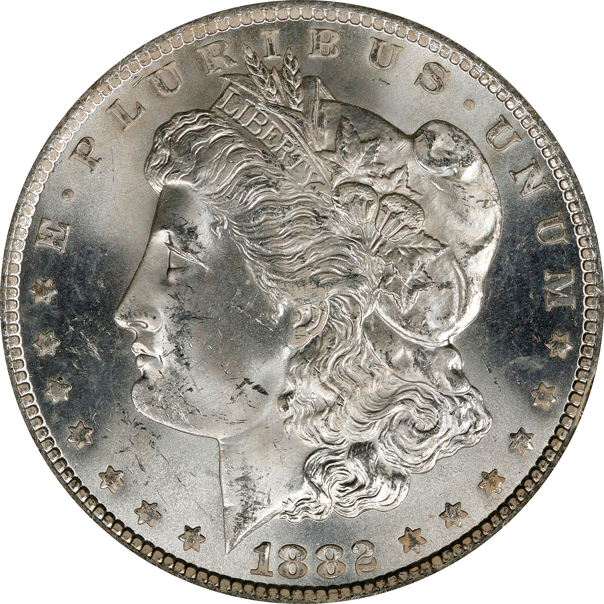 1882-CC Morgan Silver Dollar. VAM-3. MS-63 (ANACS).