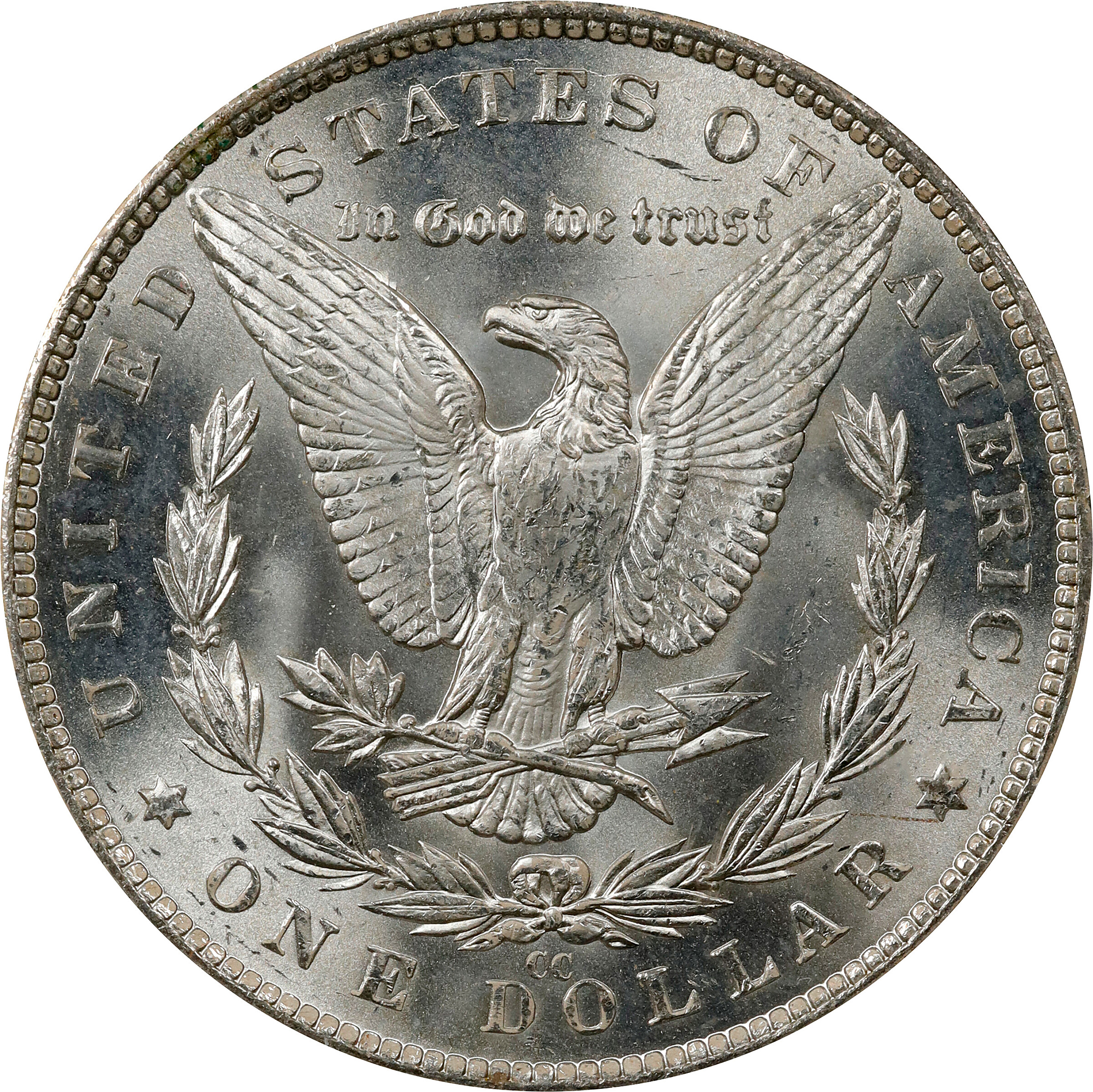 1882-CC $1  Spiked Wing, VAM-3 AU50 CAC thumbnail 2