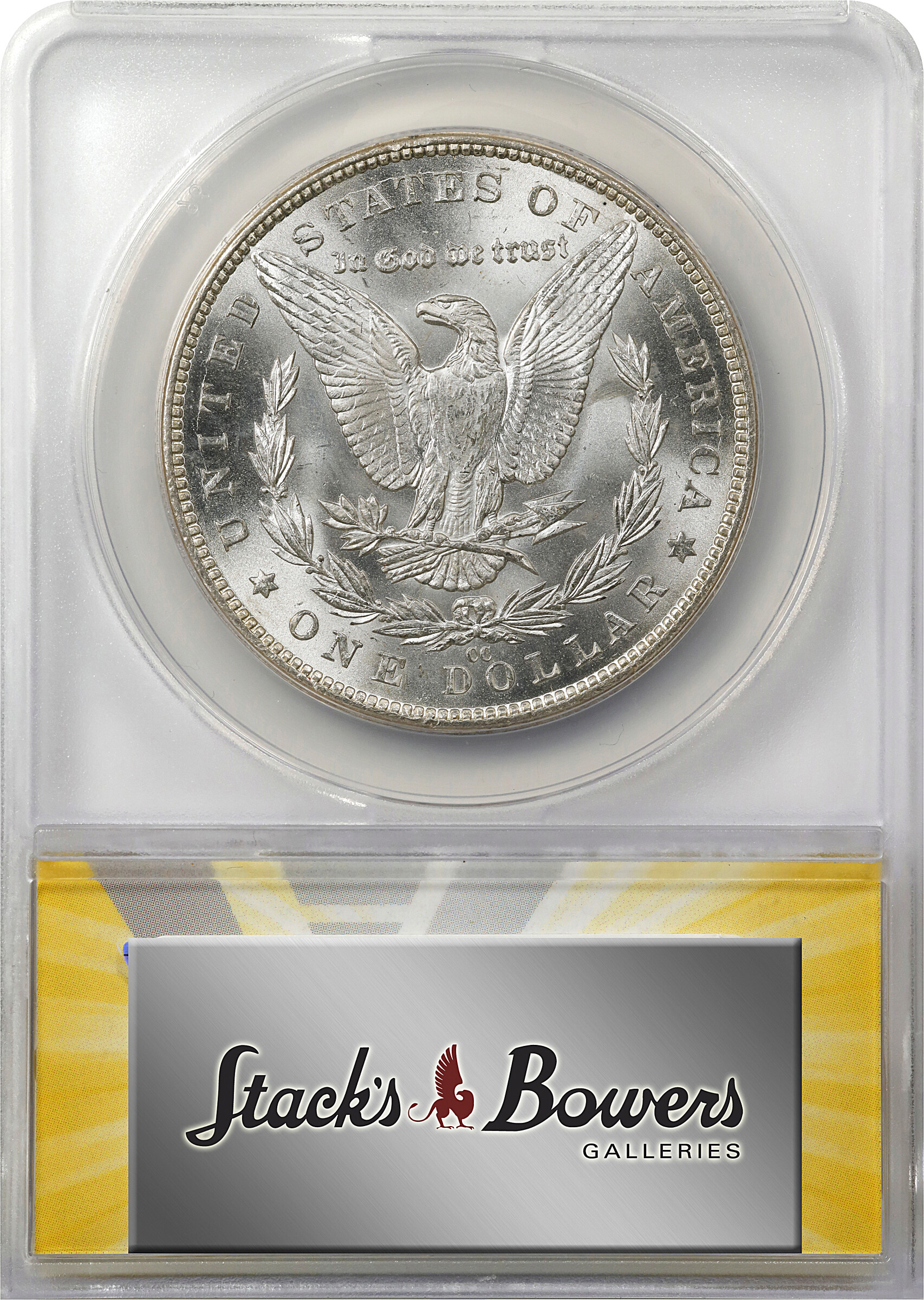 1883-CC $1  CC/CC, Dash Under 8, VAM-5 F15 CAC thumbnail 4