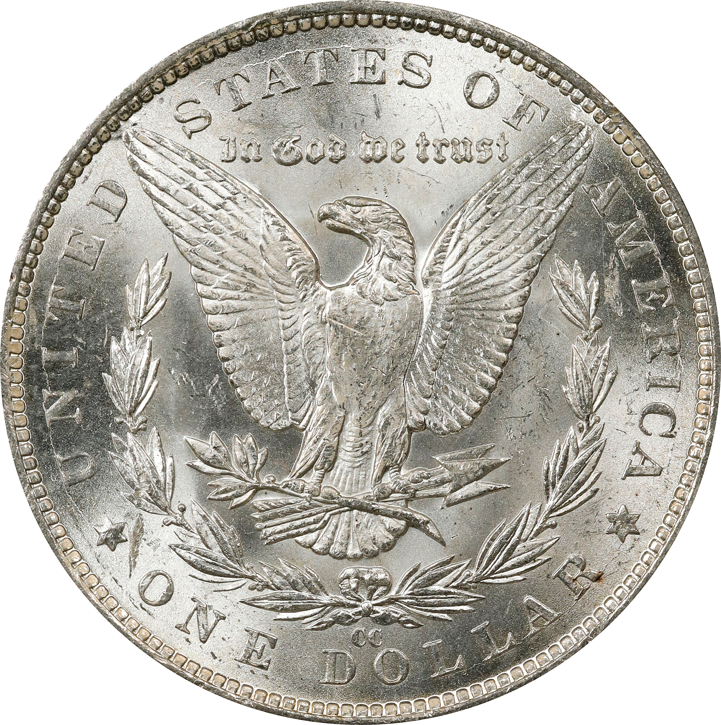 1883-CC $1  CC/CC, Dash Under 8, VAM-5 F15 CAC thumbnail 6