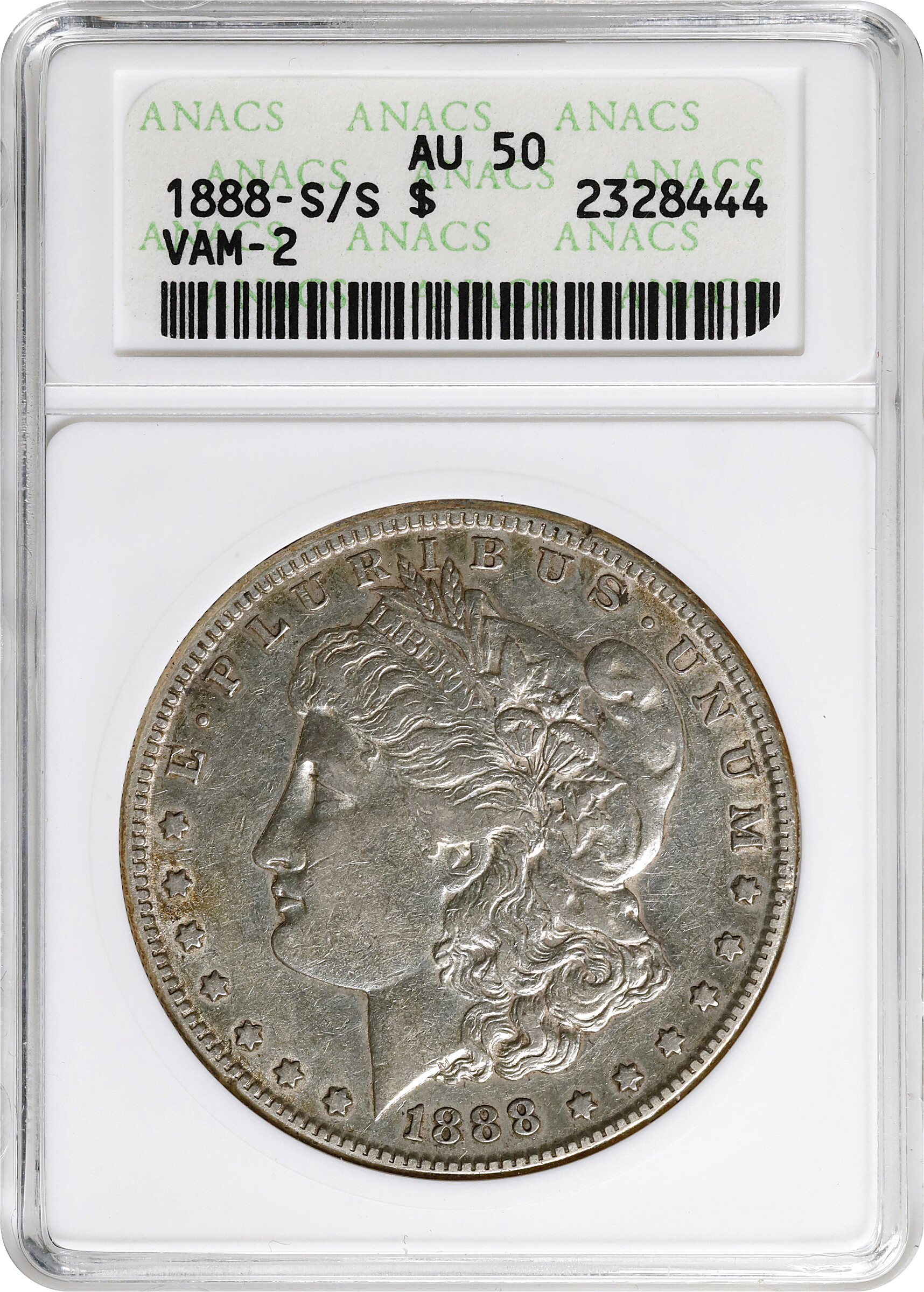 1888-S $1  VAM-2 F15 CAC thumbnail 3