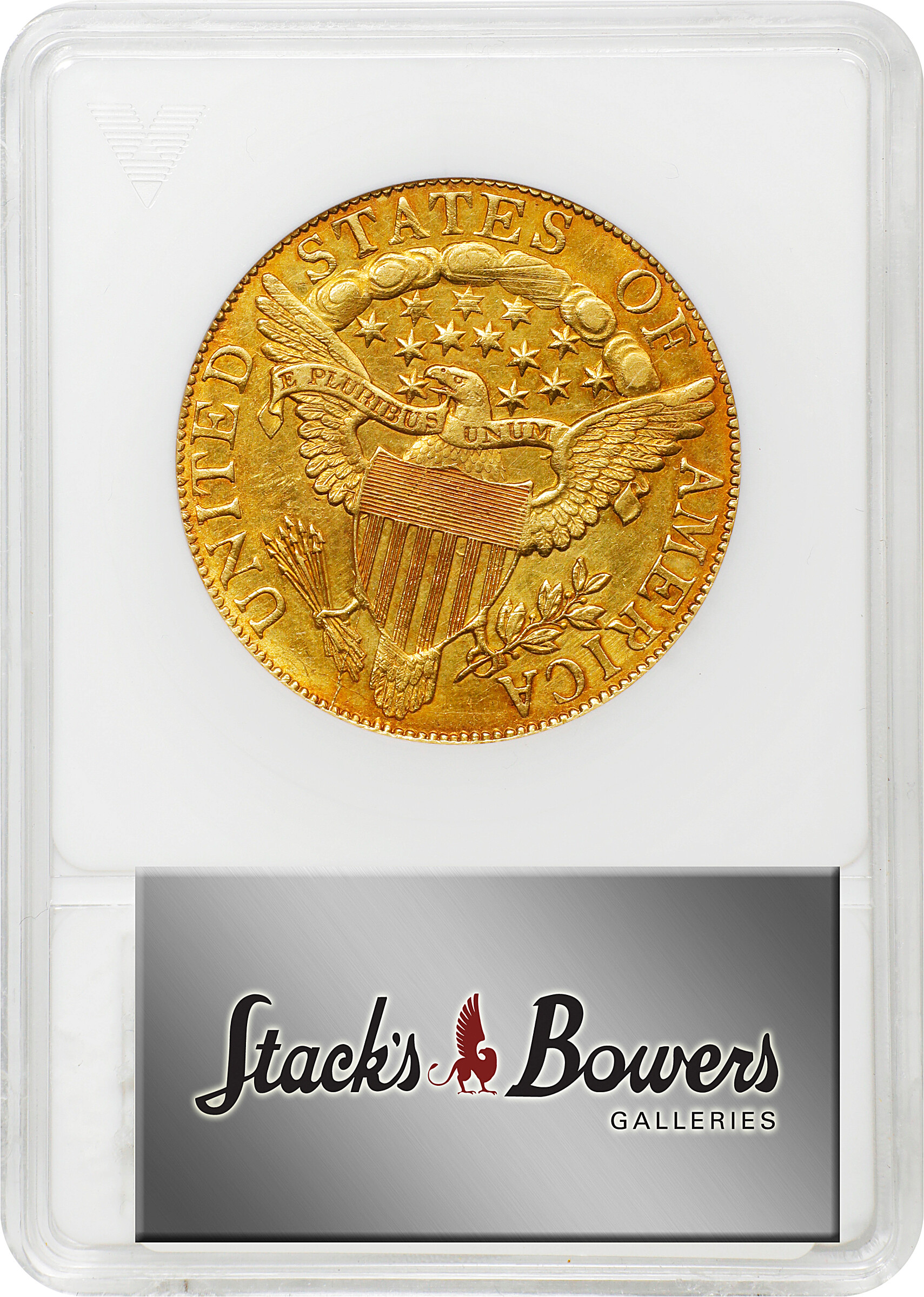 1803 $10  Large Stars Reverse, BD-6 VF25 CAC thumbnail 4