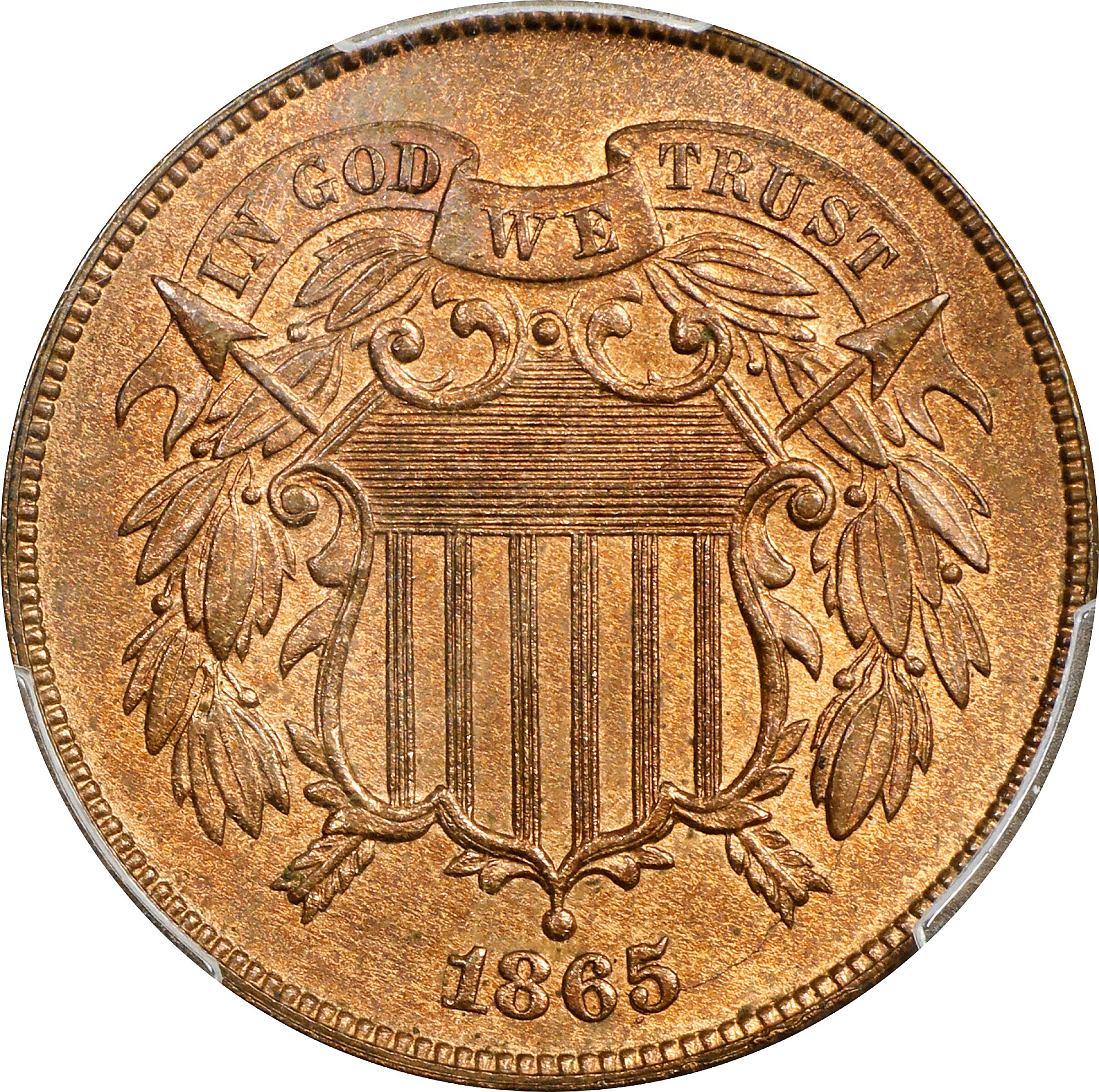1865 2c Fancy 5 MS RB MS65 RB thumbnail 21
