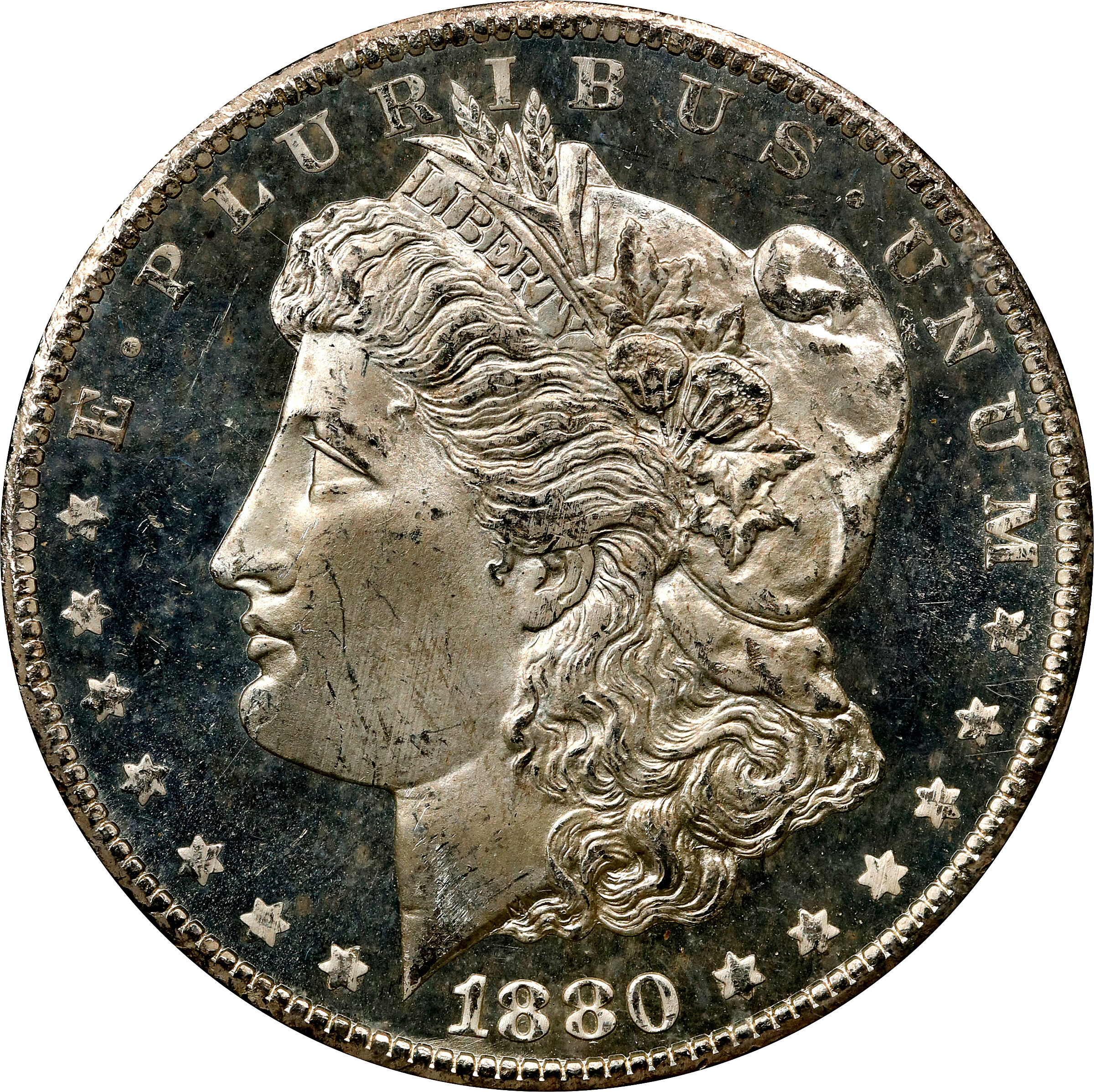 1880-CC GSA Morgan Silver Dollar. MS-66 PL (NGC).