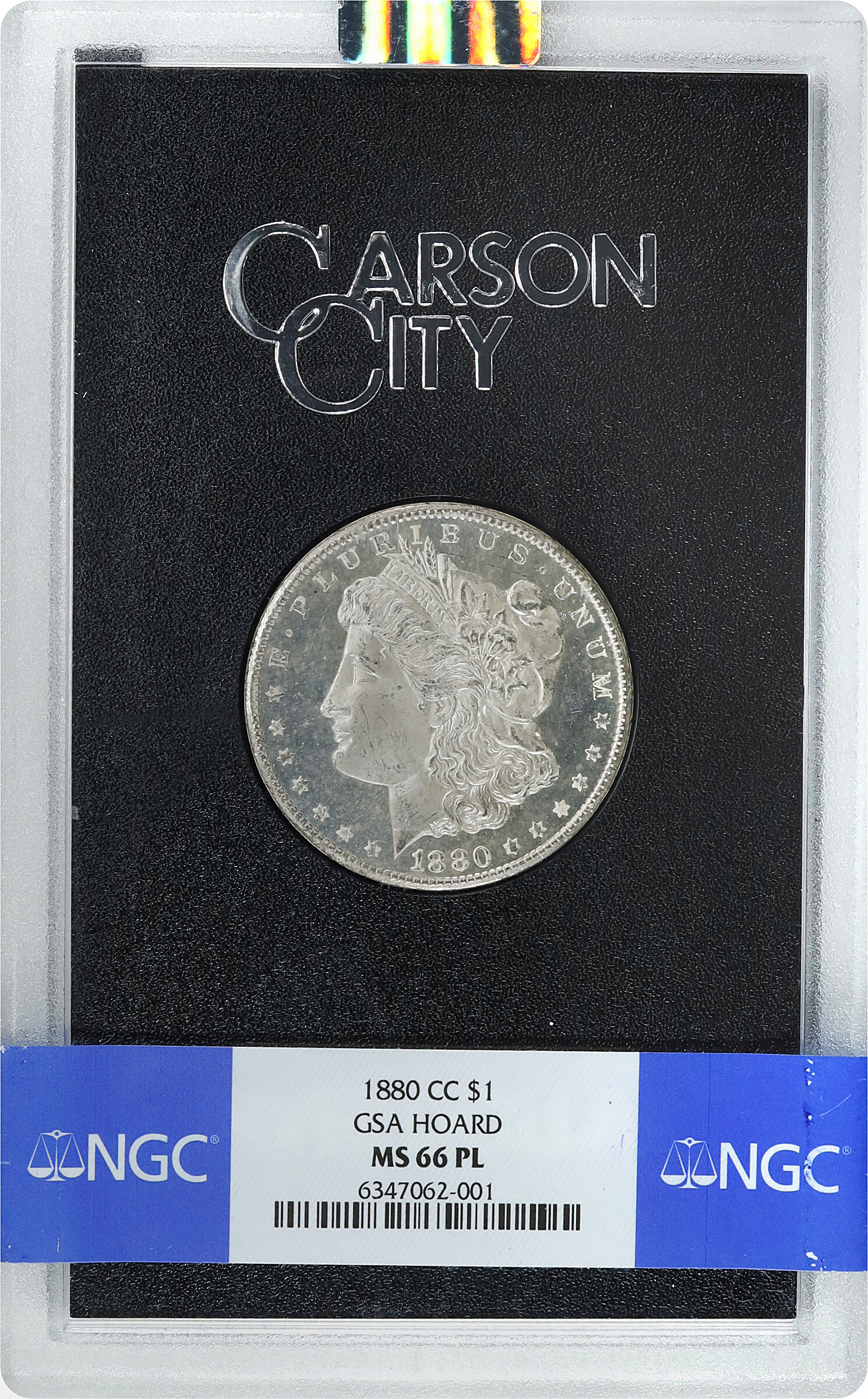 1880-CC $1  GSA Hoard, Hard package MS PL MS66 PL thumbnail 3