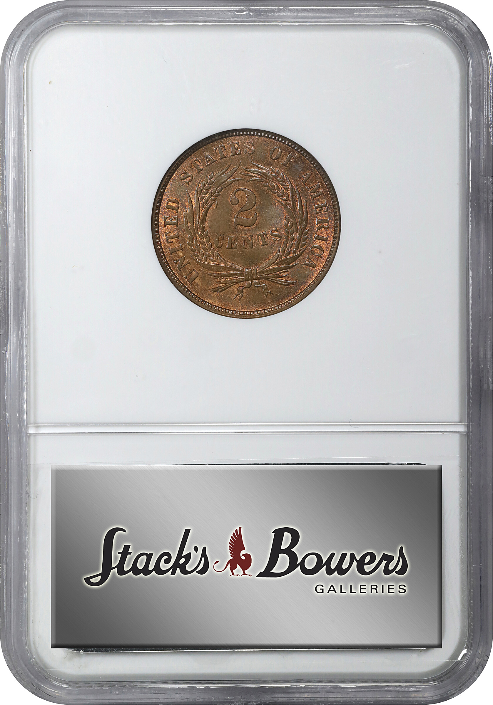 1865 2c Fancy 5 MS RB MS65 RB thumbnail 4
