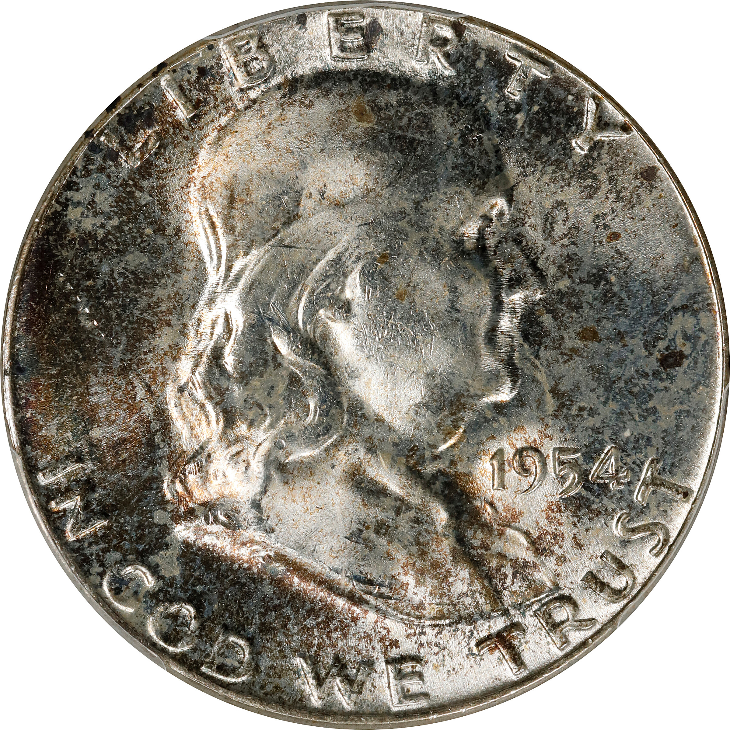 1954 Franklin Half Dollar. FS-401. Bugs Bunny. MS-65 FBL (PCGS).