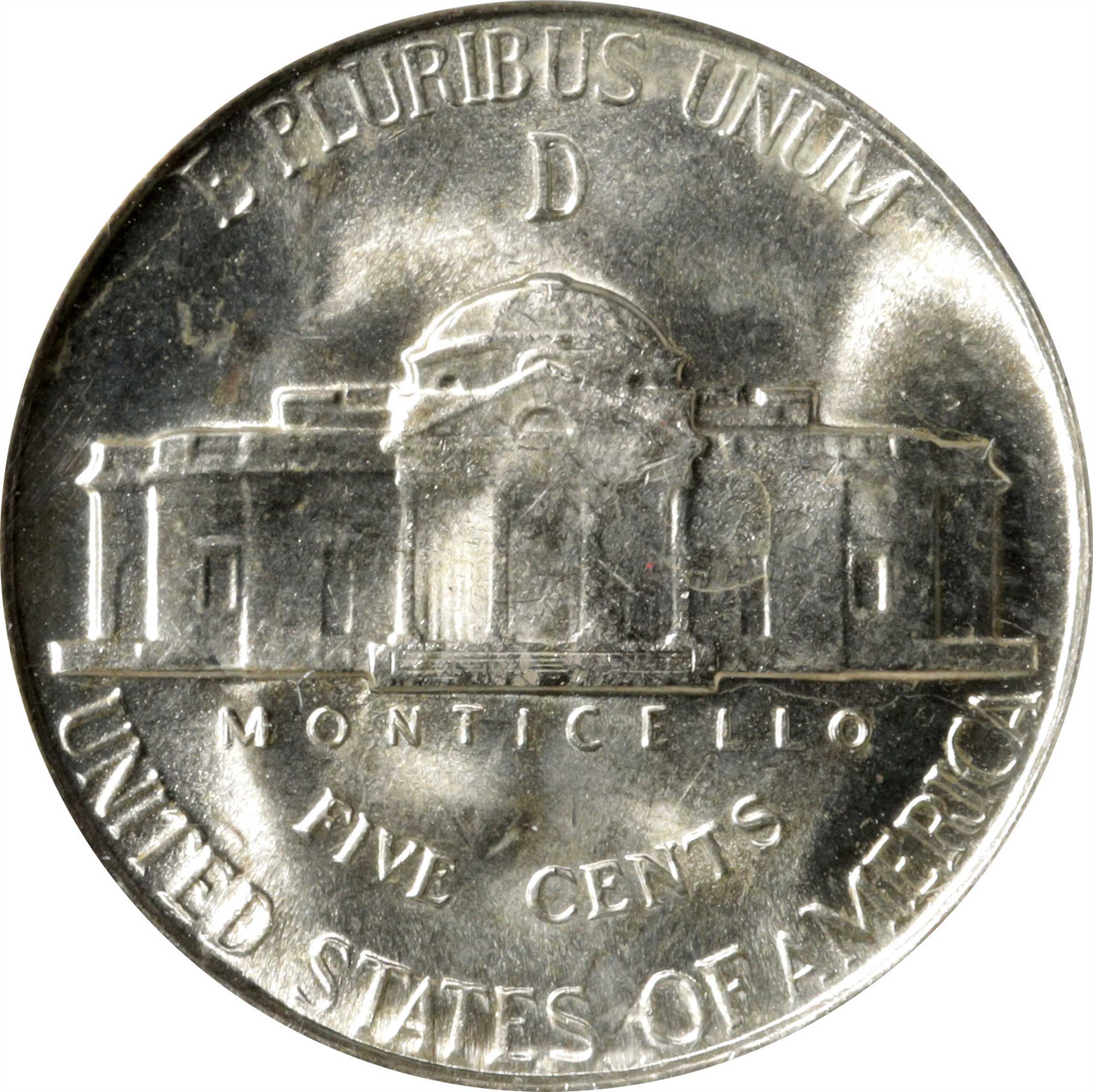 1945-D 5c Silver MS66 CAC thumbnail 10