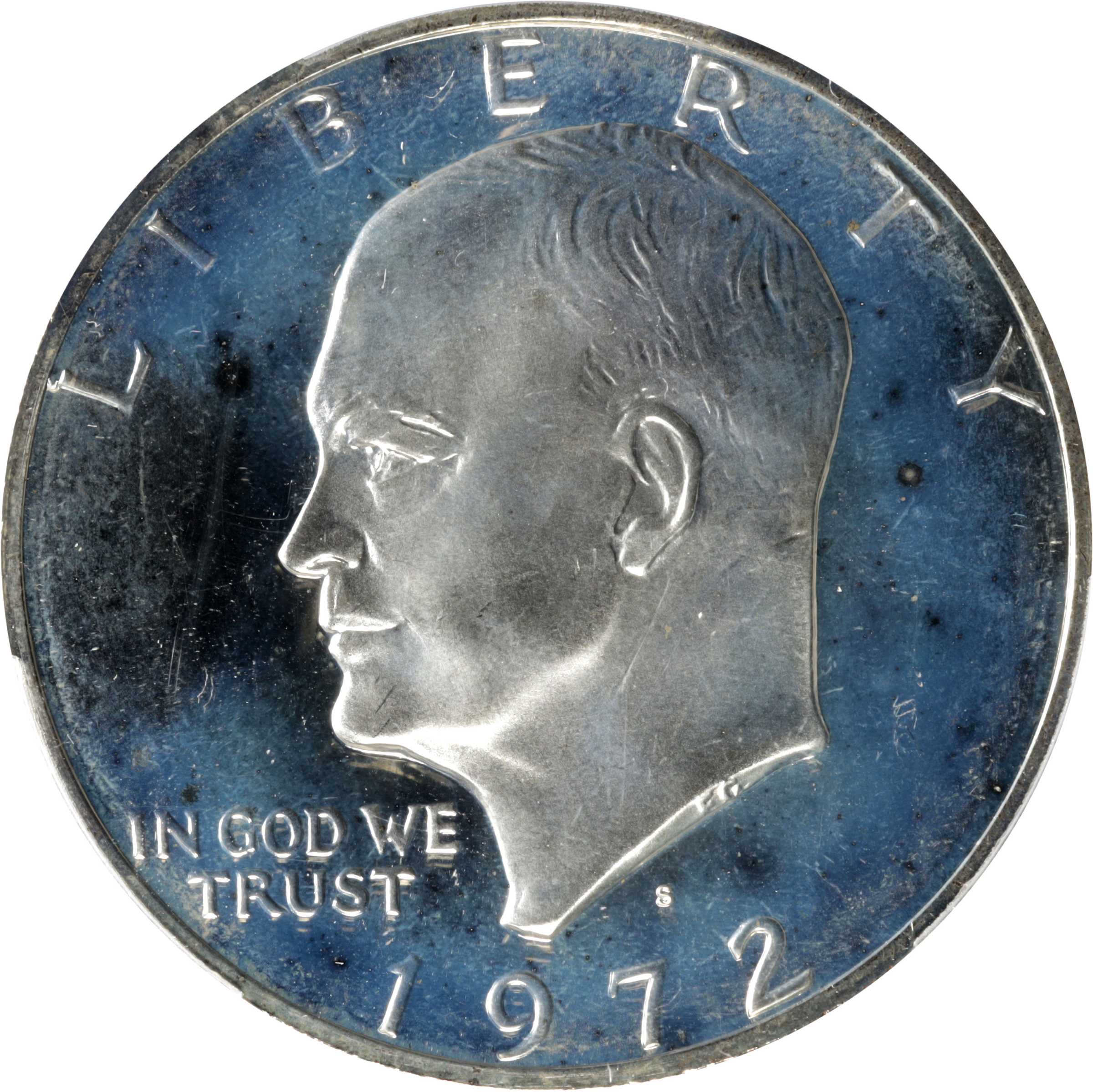 1972-S Eisenhower Dollar. FS-101. Doubled Die Obverse. Proof-68 Deep Cameo (PCGS).