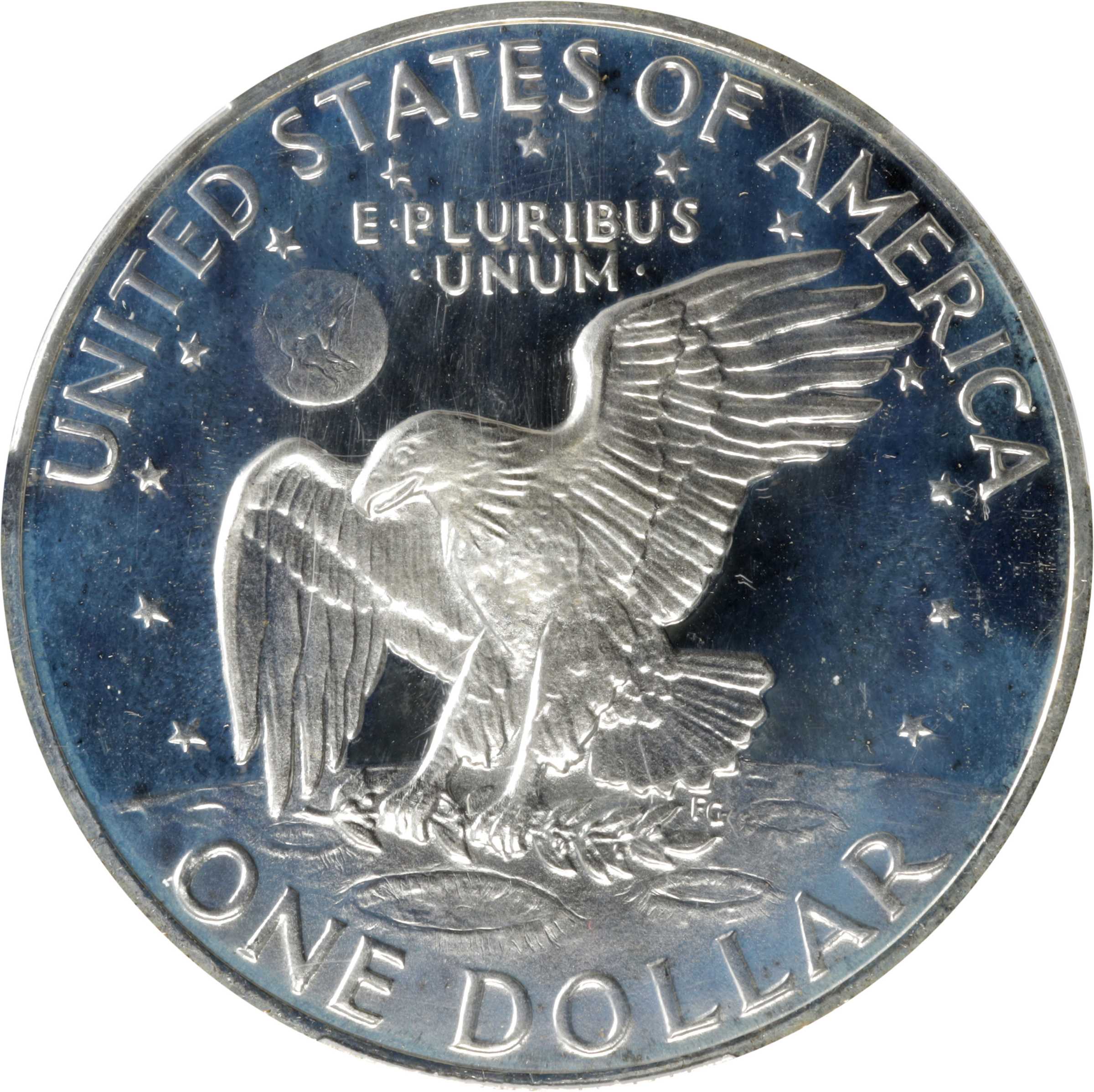 1972-S $1  Silver, Doubled Die Obverse, FS-101 PR DCAM PR63 DCAM thumbnail 2