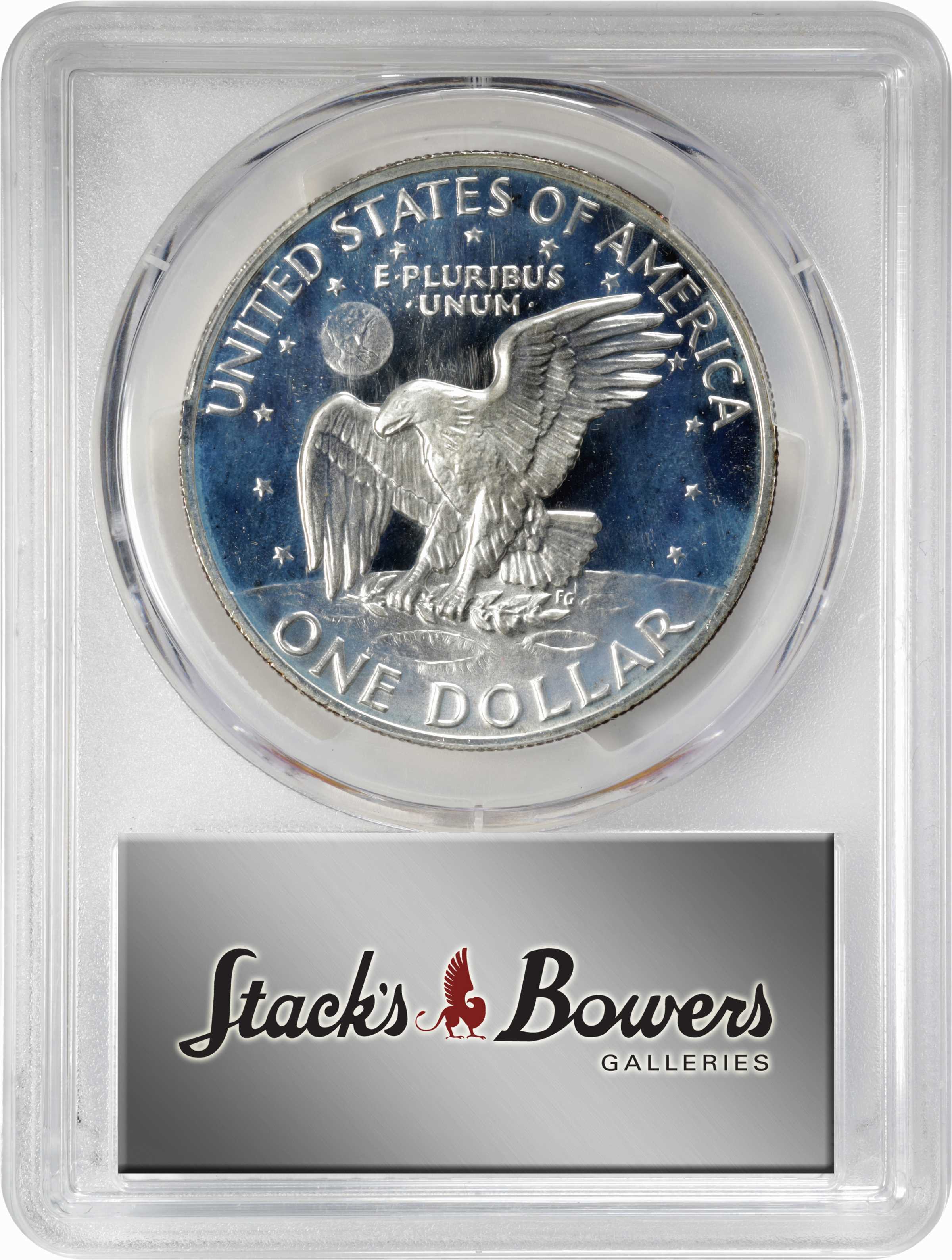 1972-S $1  Silver, Doubled Die Obverse, FS-101 PR DCAM PR63 DCAM thumbnail 4