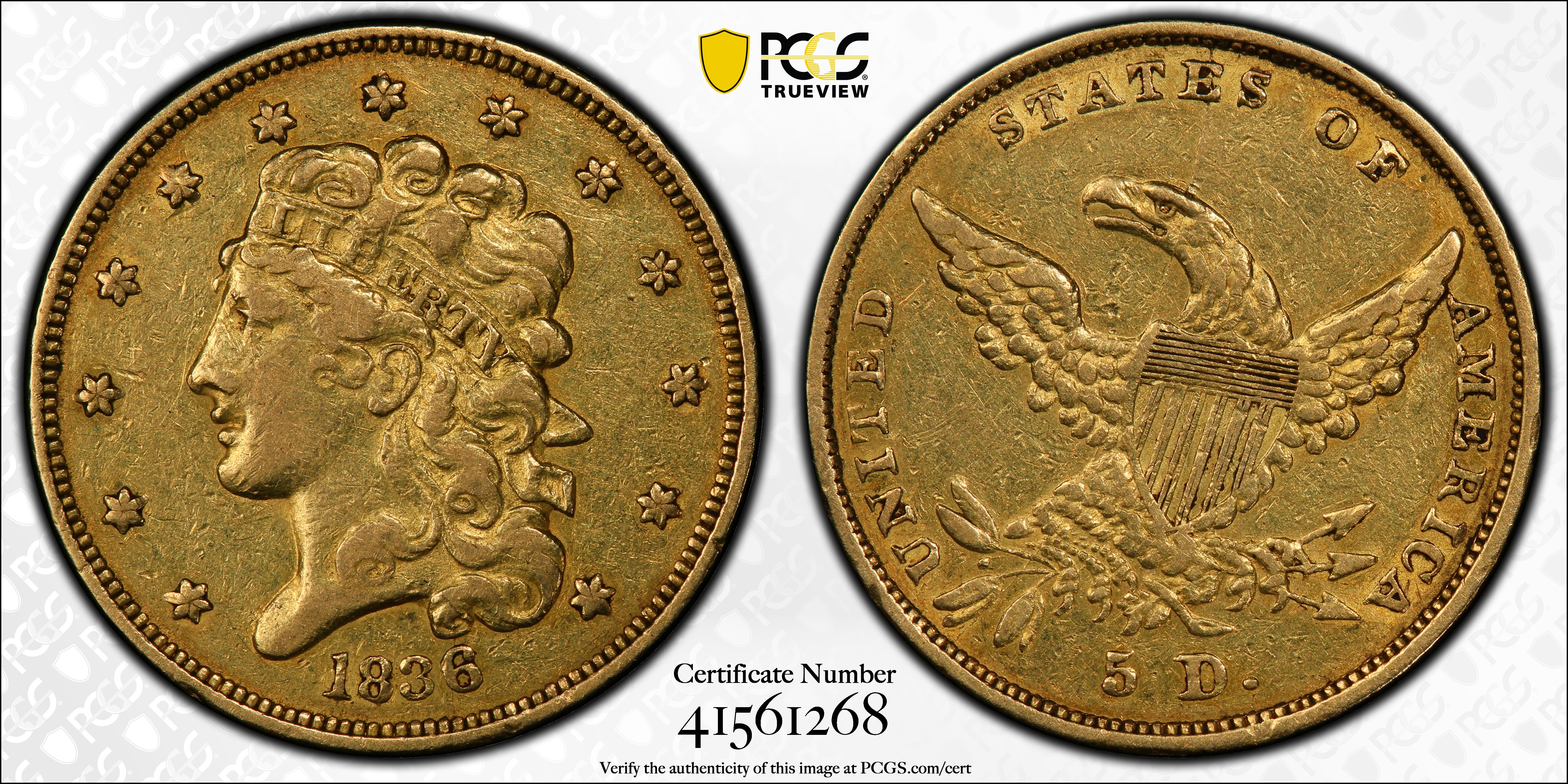 1836 $5  HM-2 MS thumbnail 10