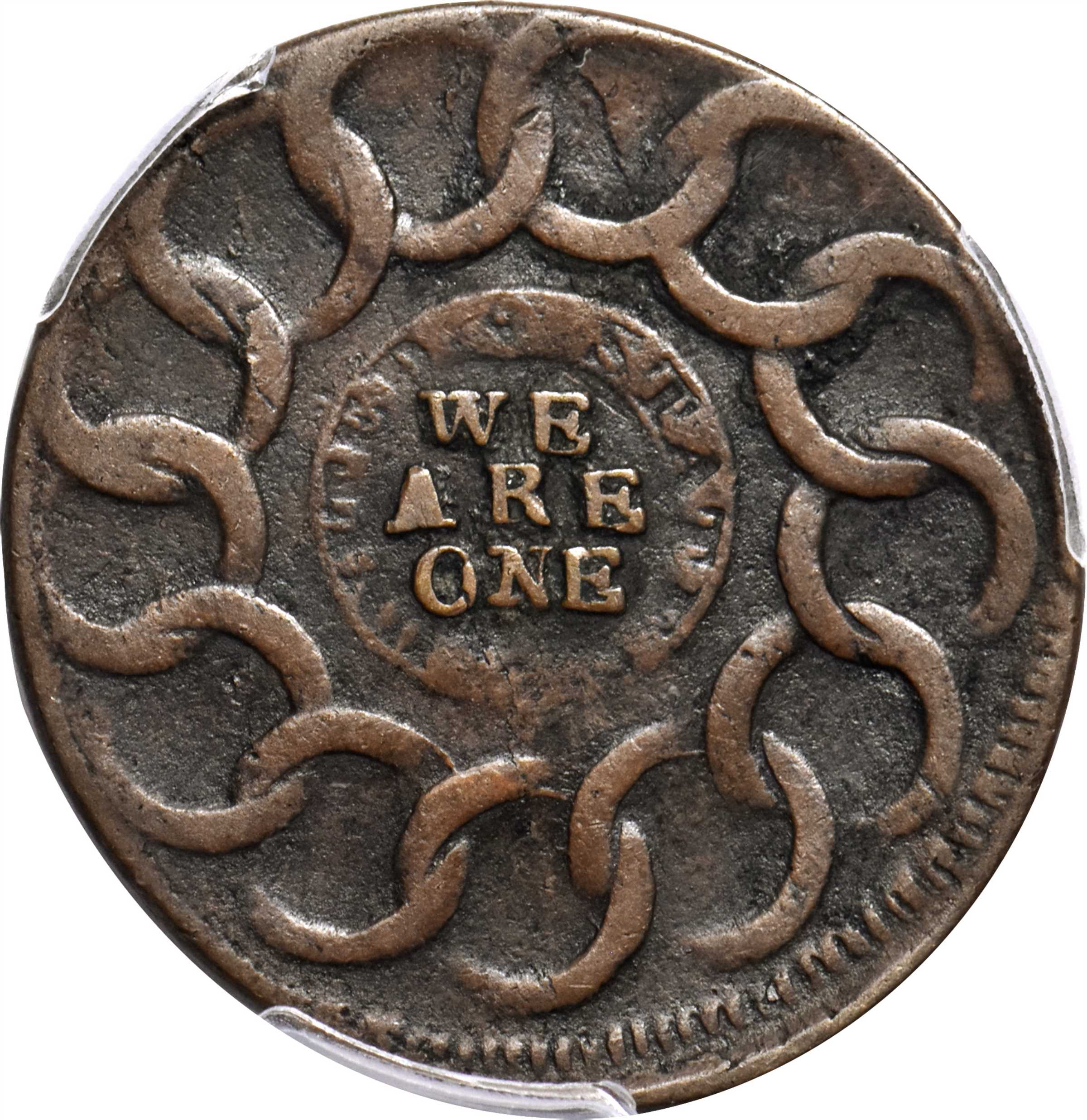 1787 Fugio 1c Club Rays, Rounded Ends, Newman 3-D MS BN AG3 BN thumbnail 20