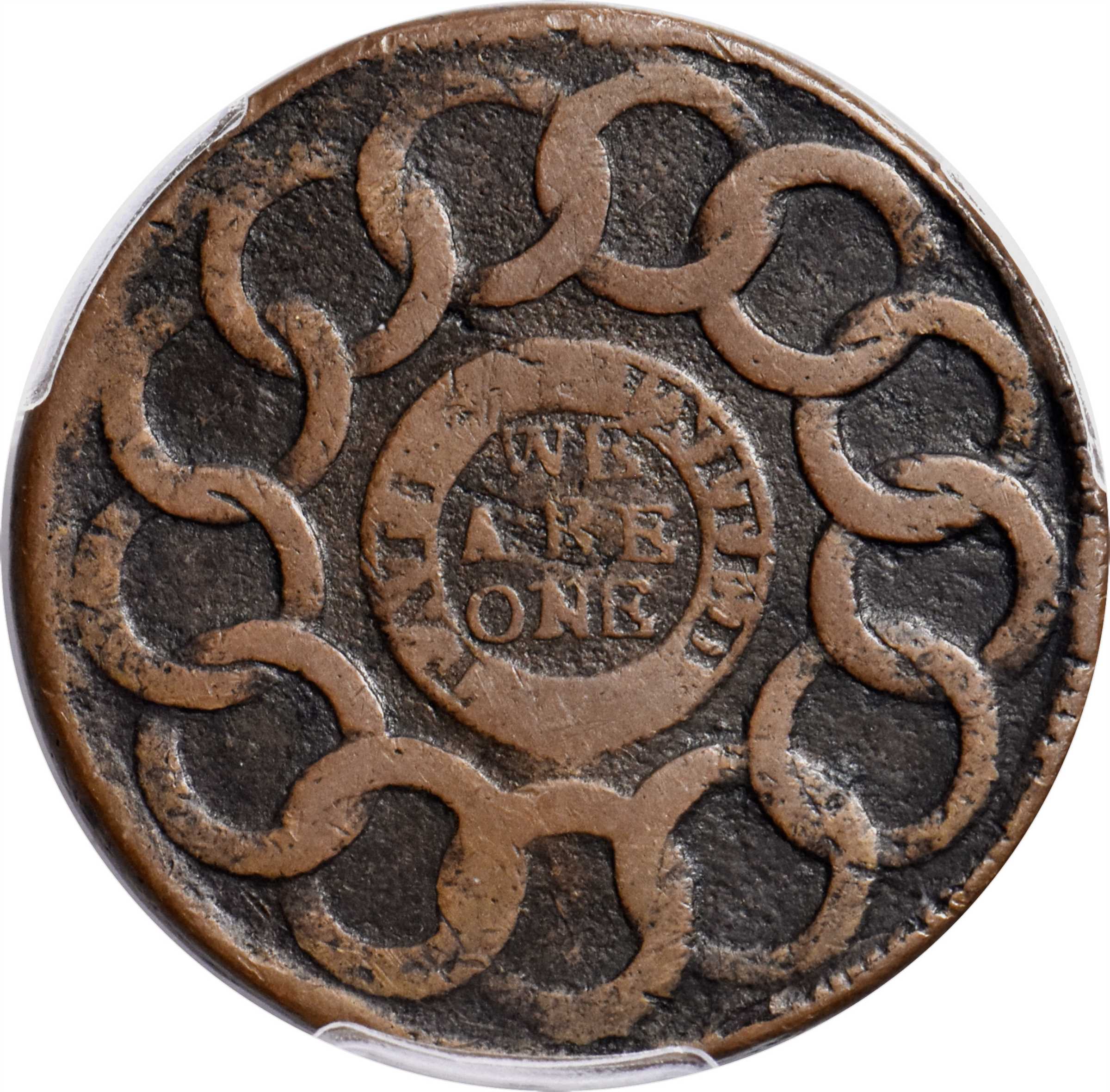1787 Fugio 1c 4 Cinquefoils, STATES UNITED, Newman 9-S MS BN G6 BN thumbnail 4