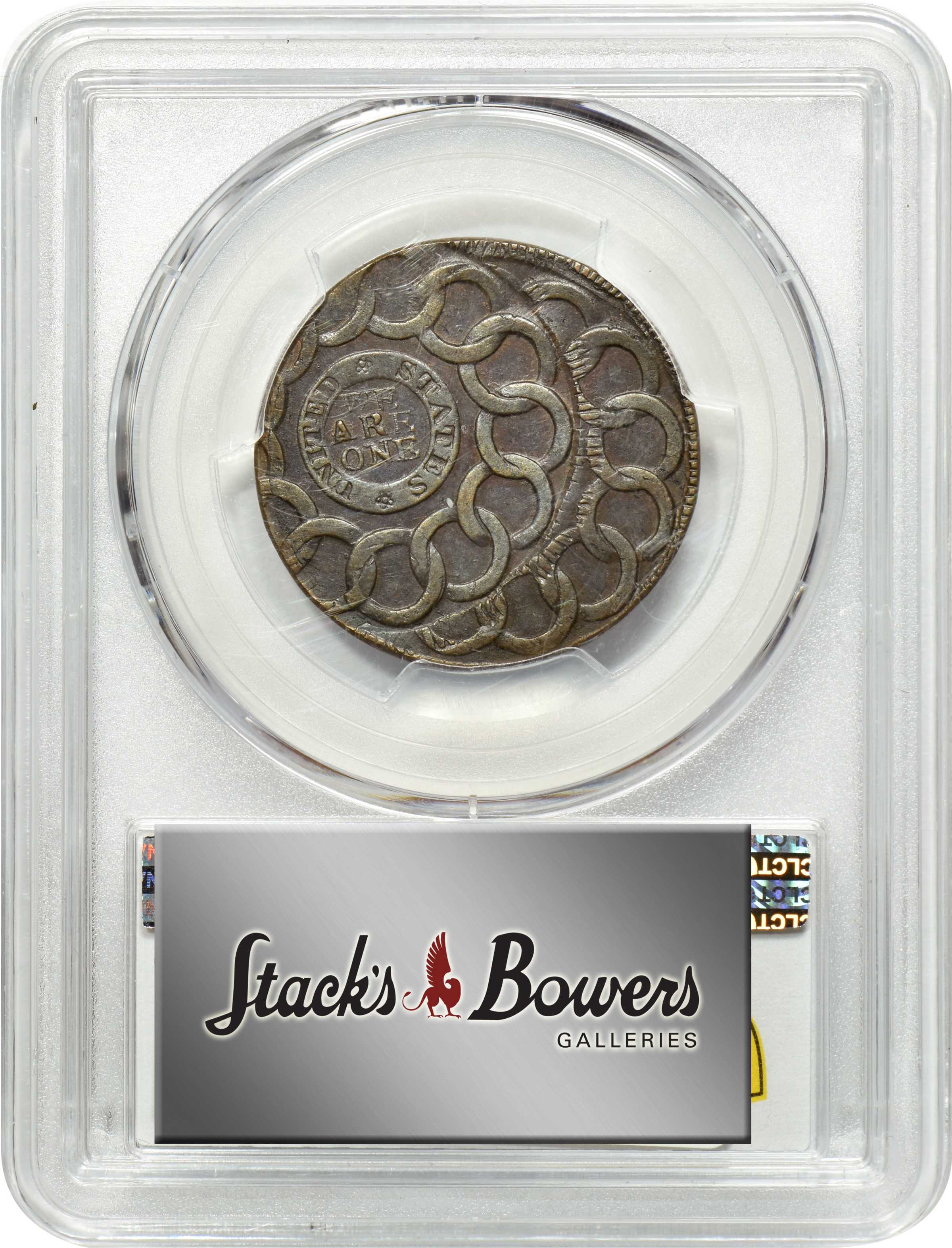 1787 Fugio 1c 4 Cinquefoils, UNITED STATES, Newman 11-B MS BN G4 BN CAC thumbnail 25