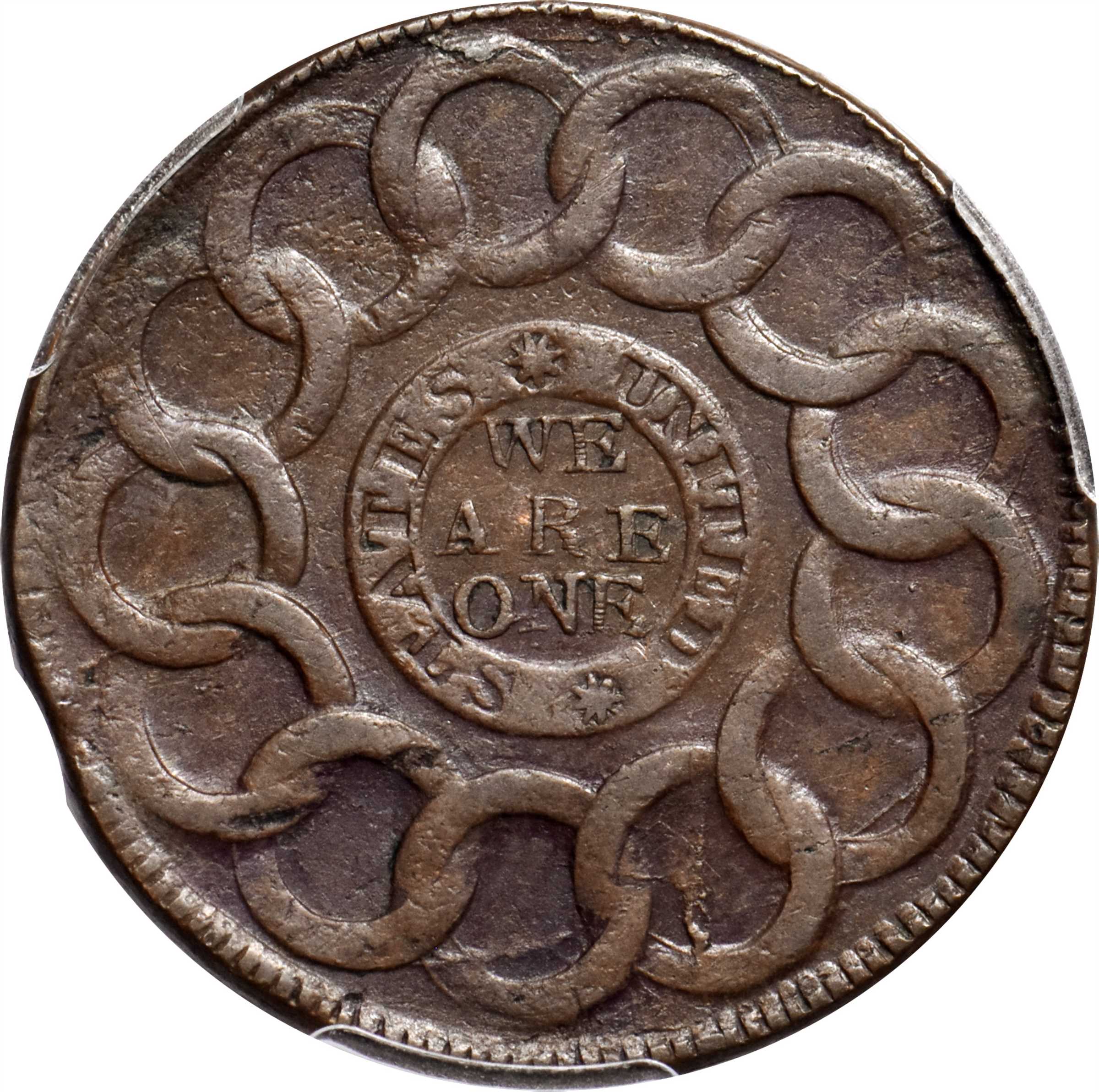 1787 Fugio 1c 8-Pointed Stars, Newman 15-Y MS BN XF45 BN thumbnail 10