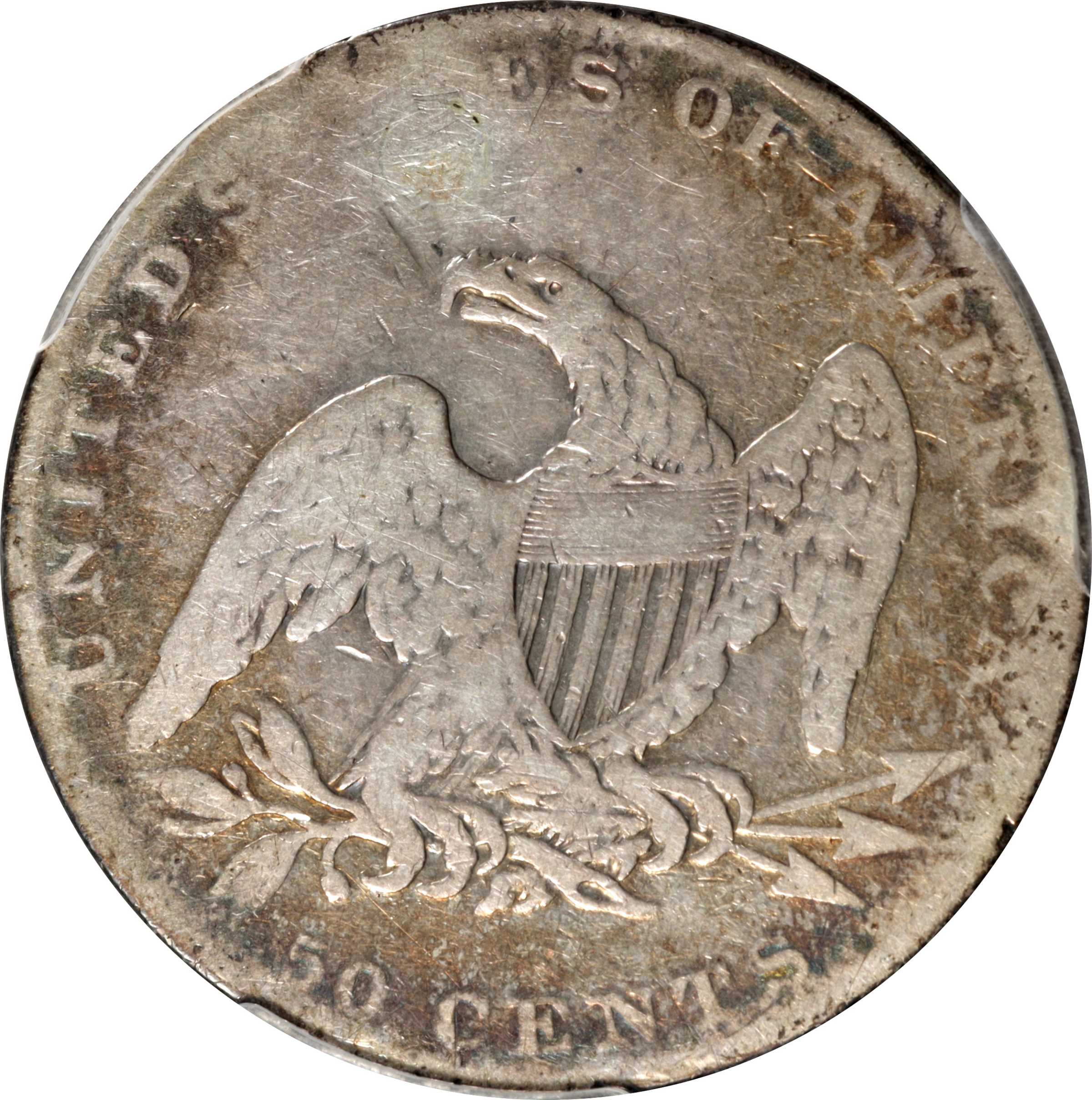 1836 50c Reeded Edge, GR-1 G6 thumbnail 5