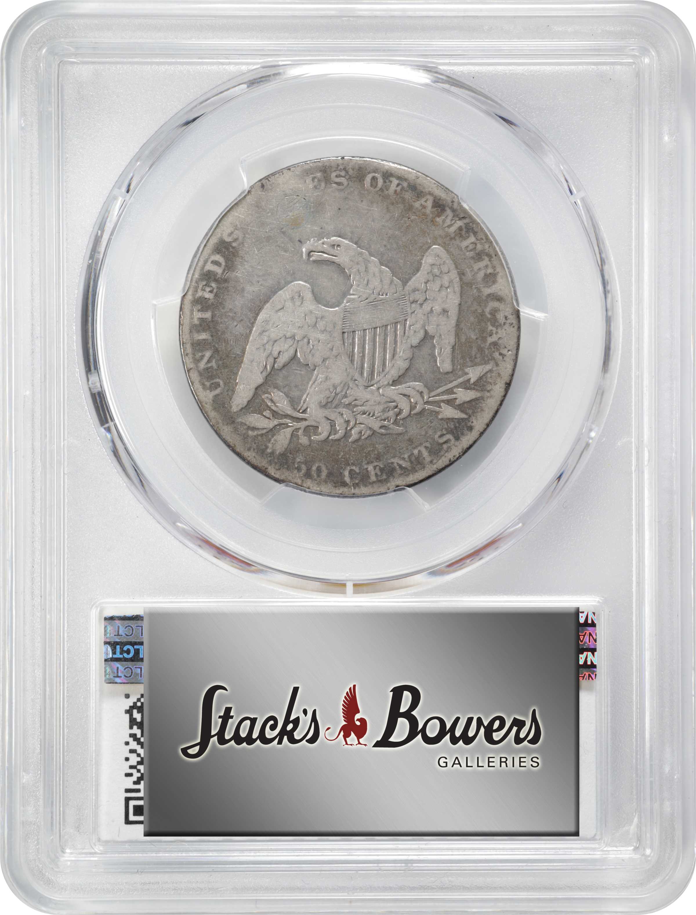 1836 50c Reeded Edge, GR-1 G6 thumbnail 7