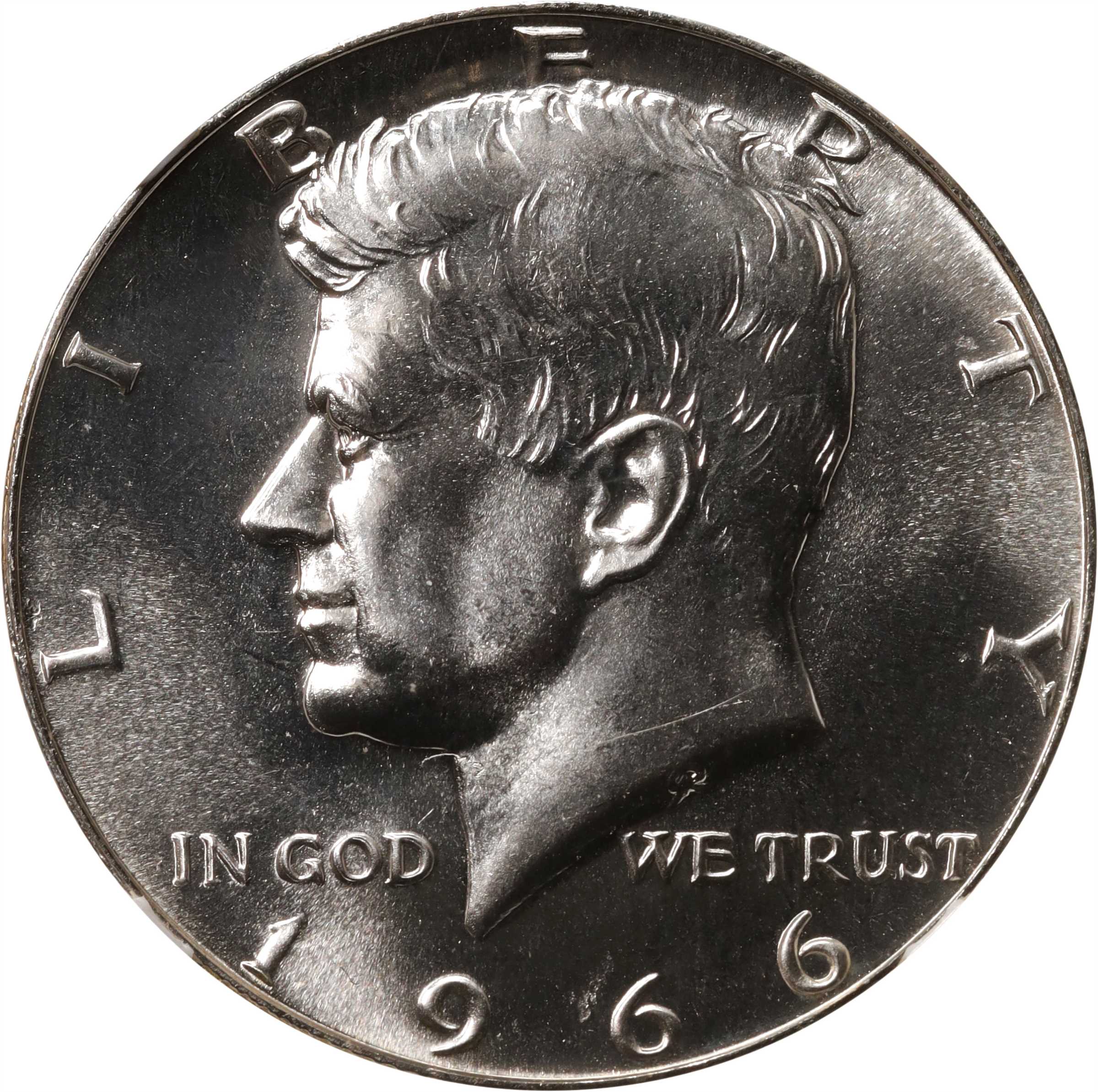 1966 Kennedy Half Dollar. SMS. FS-106. Doubled Die Obverse. MS-67 (NGC).
