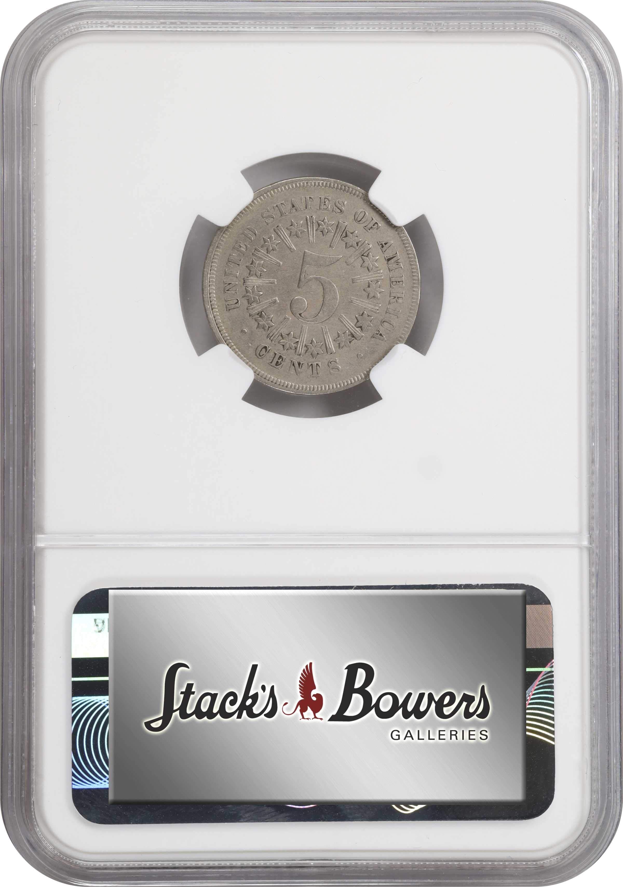 1867 5c Rays, MPD, FS-304 AU50 thumbnail 12