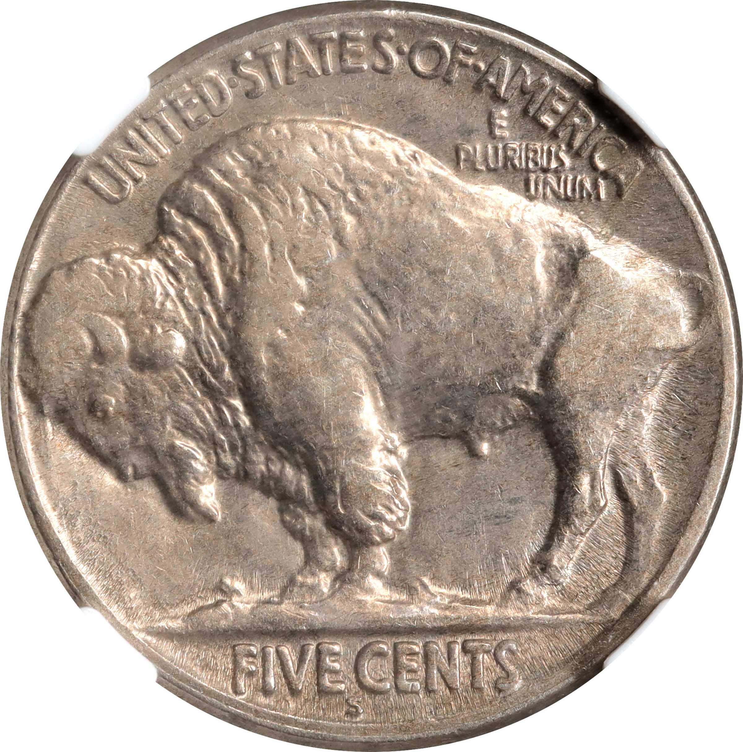 1920-S 5c 2 Feathers, FS-401 VF20 thumbnail 5