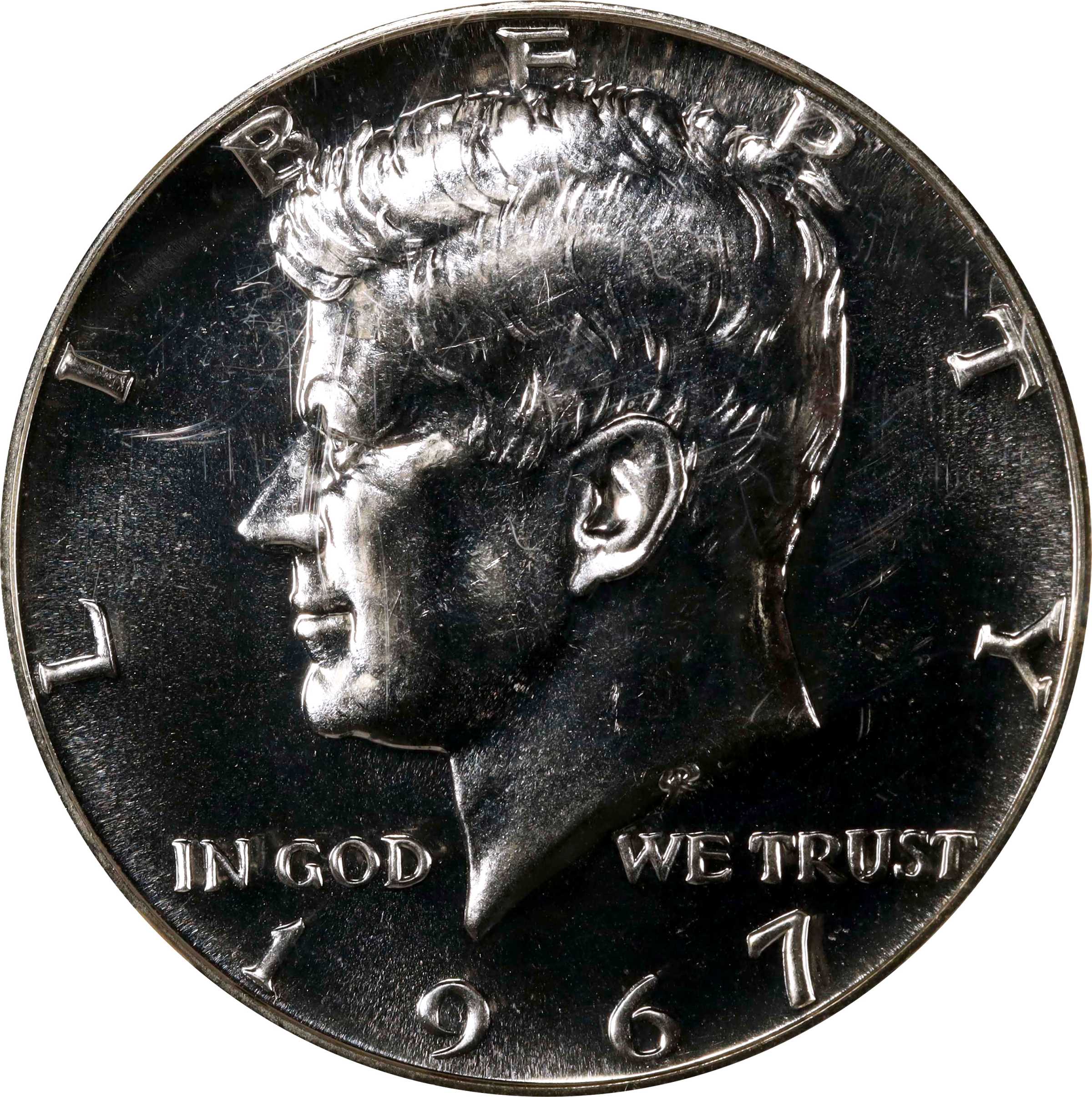 1967 Kennedy Half Dollar. SMS. FS-101. Quintupled Die Obverse. MS-67 (NGC).